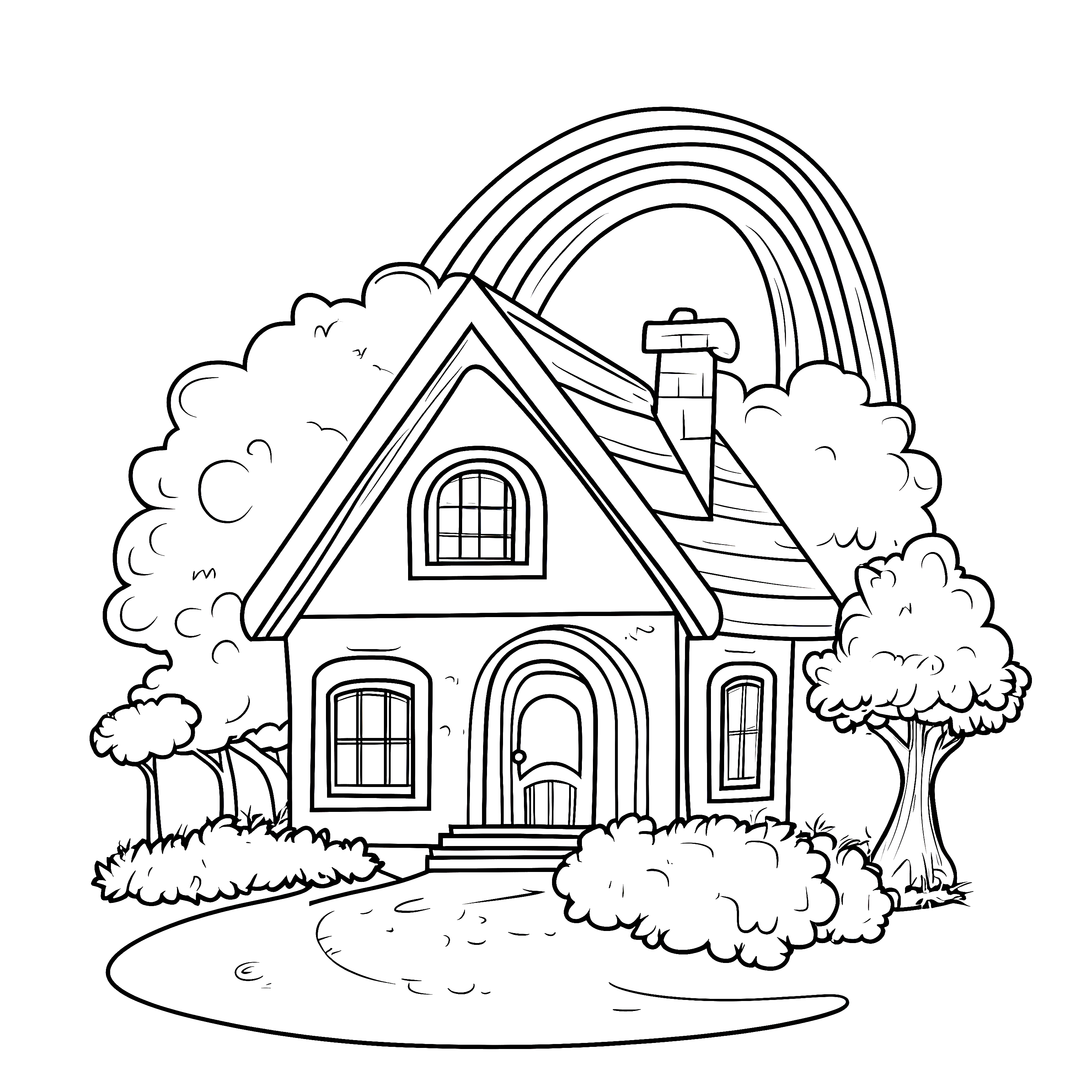 FREE Cozy Cottage Coloring Page - Download NOW for Fun and Relaxation ...