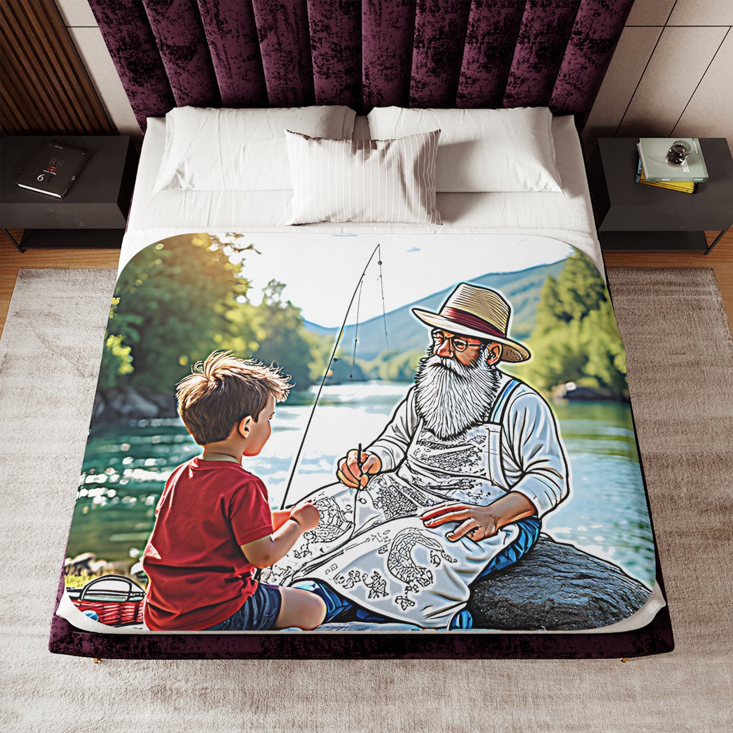 Blanket Colorful Graphic Design - Grandparent Experience