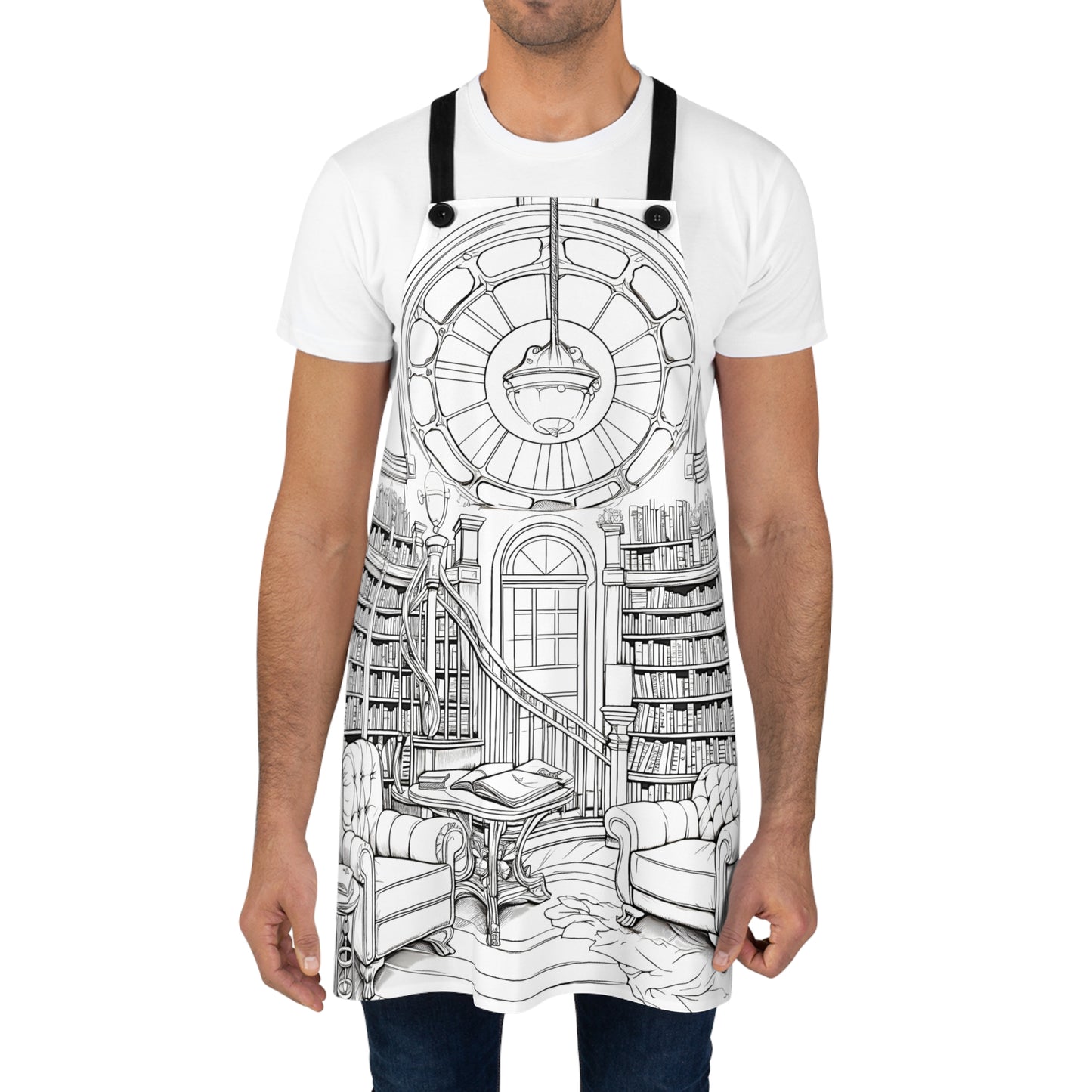 Apron Coloring Kit with 10 Fabric Markers - Reading Room