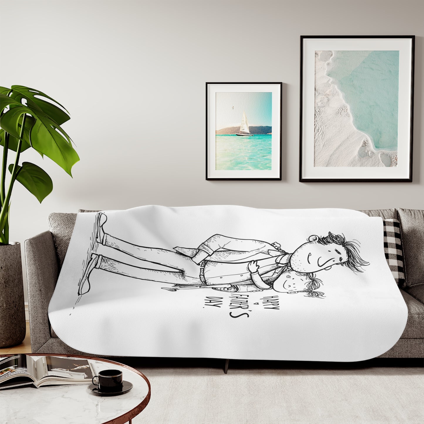 Blanket Coloring Kit with 10 Fabric Markers - Father's Day