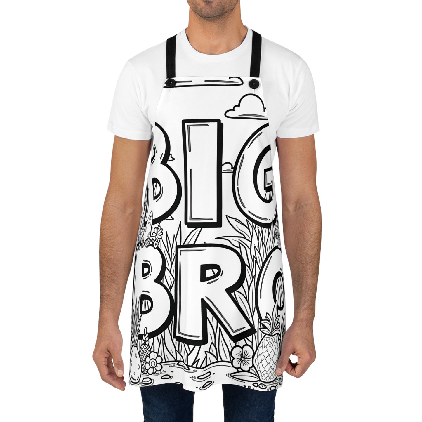 Apron Coloring Kit with 10 Fabric Markers - Big Brother Announcement