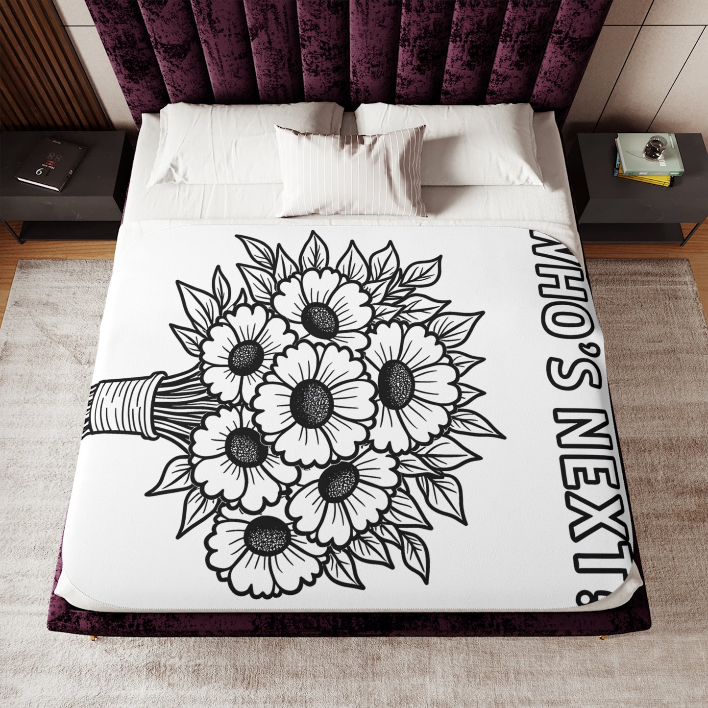 Blanket Coloring Kit with 10 Fabric Markers - Bridesmaid