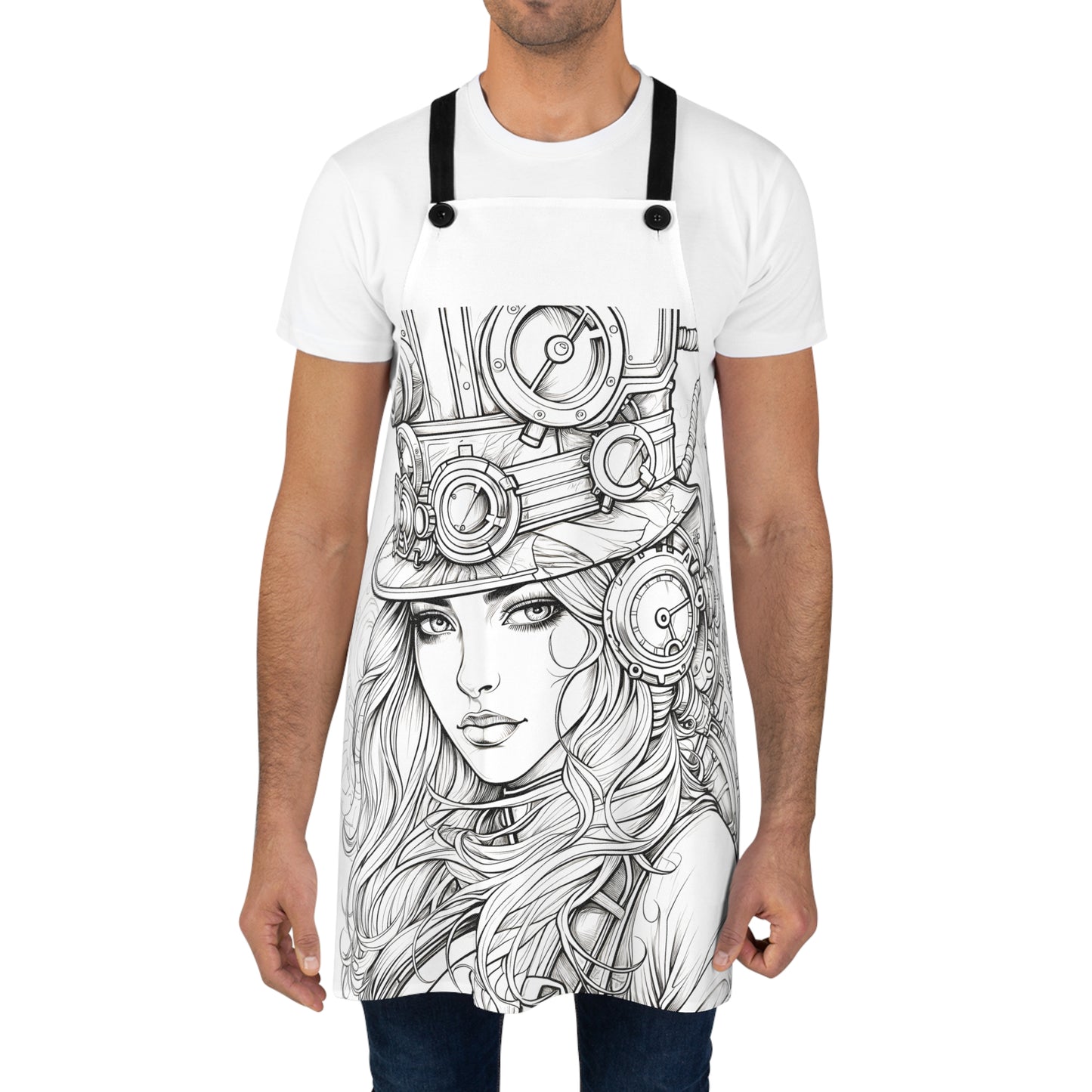 Apron Coloring Kit with 10 Fabric Markers - Steampunk Fashion