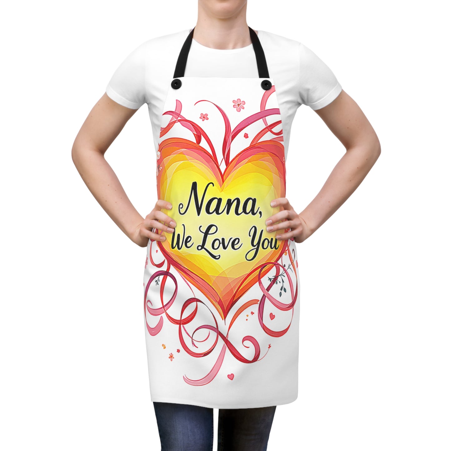 Apron Colorful Graphic Design - Family Love