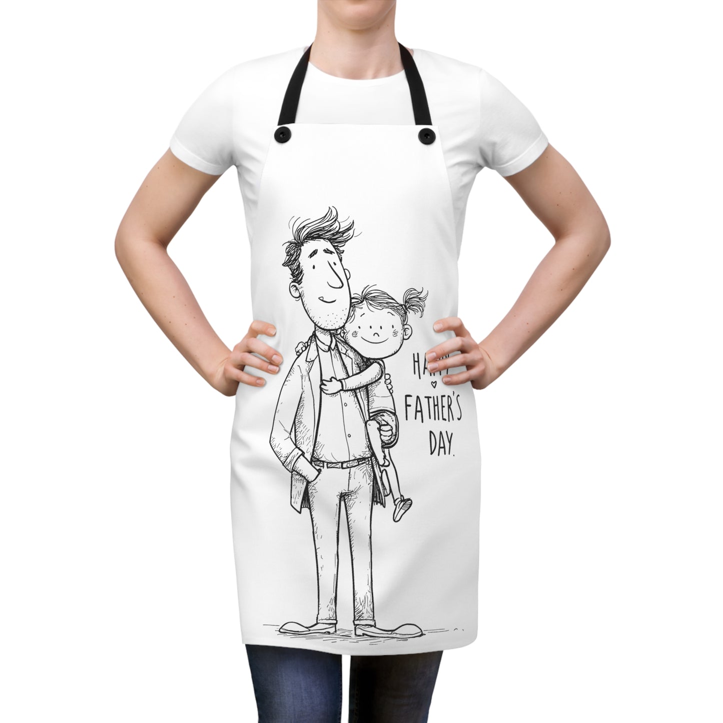 Apron Coloring Kit with 10 Fabric Markers - Father's Day