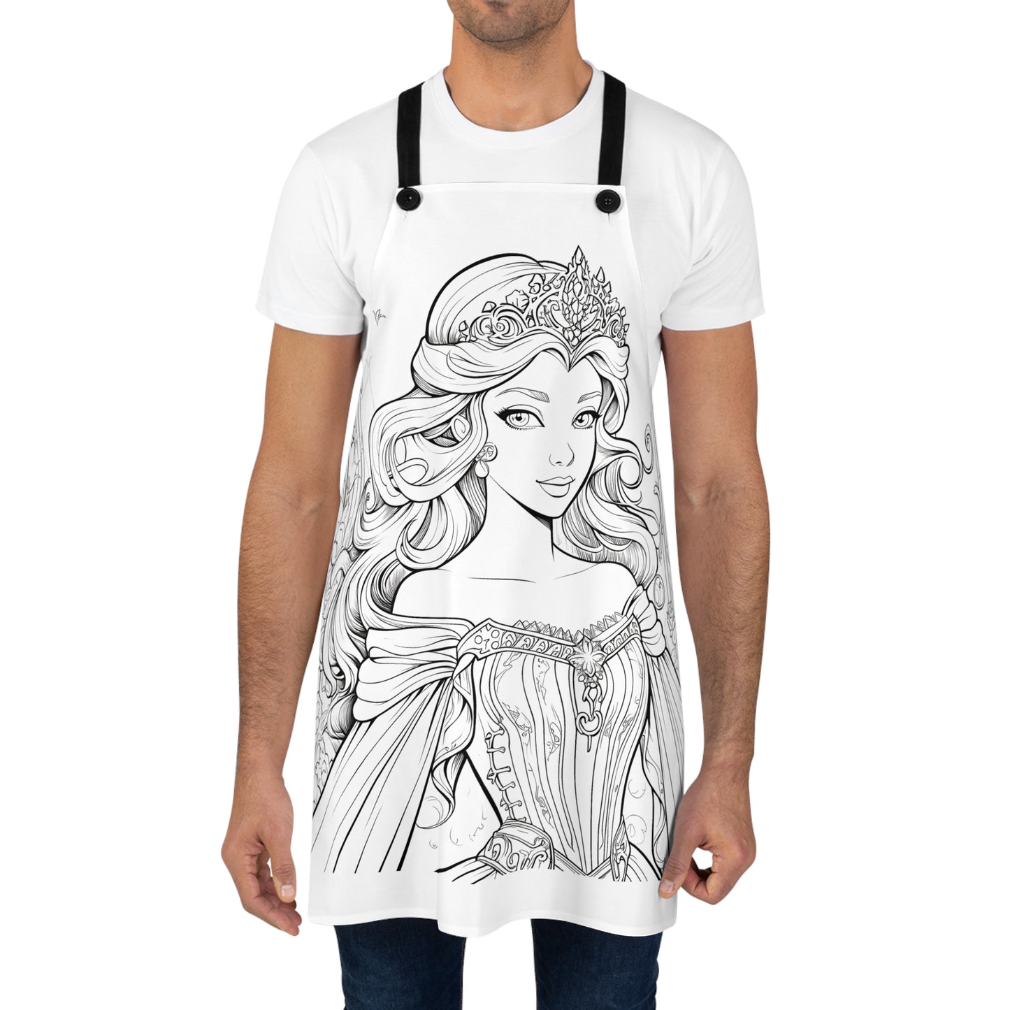 Apron Coloring Kit with 10 Fabric Markers - Regal Princess