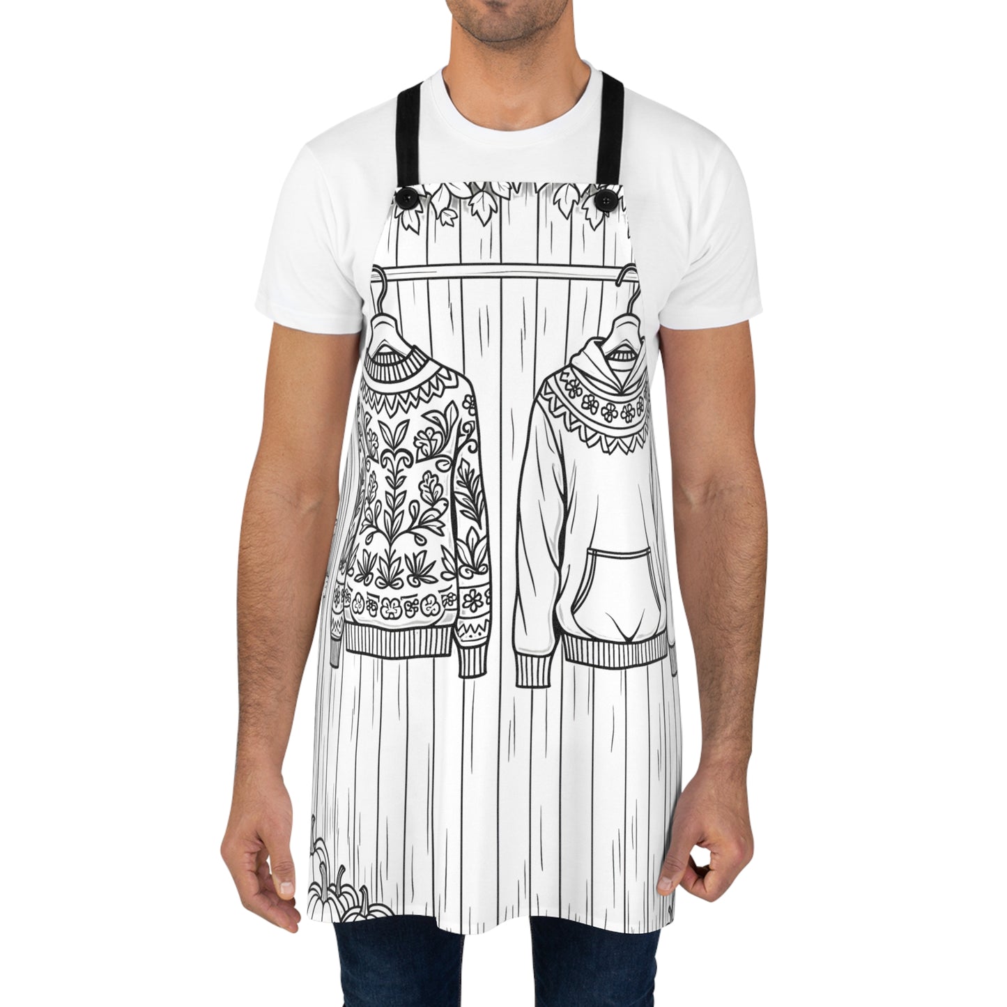 Apron Coloring Kit with 10 Fabric Markers - Sweaters