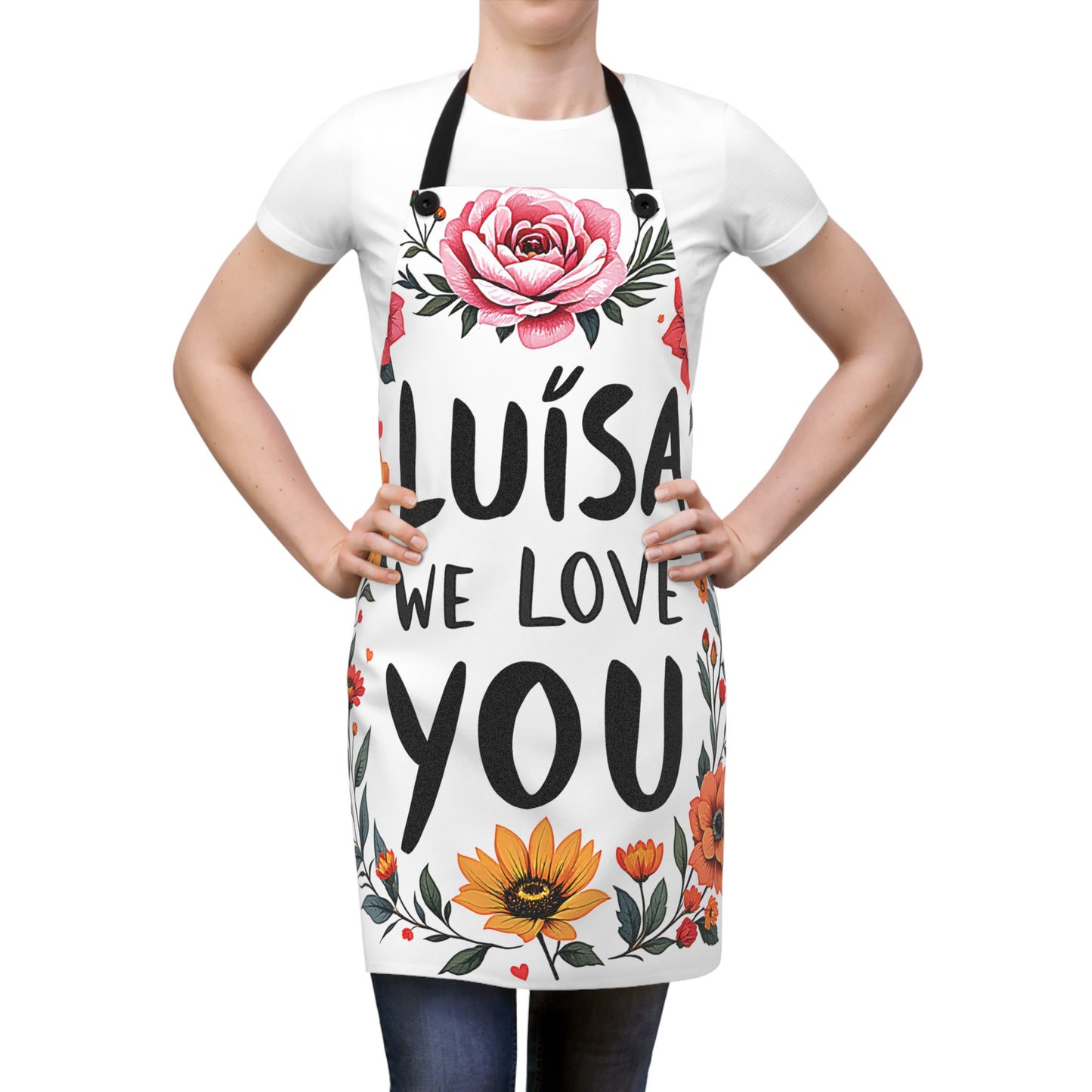Apron Colorful Graphic Design - Affectionate Message