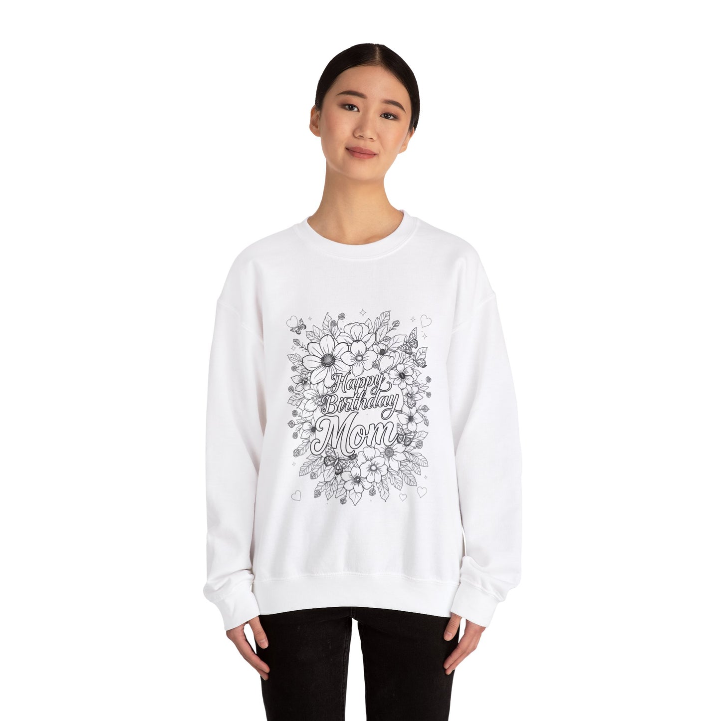 Adult Coloring Sweatshirt Kit with 10 Fabric Markers