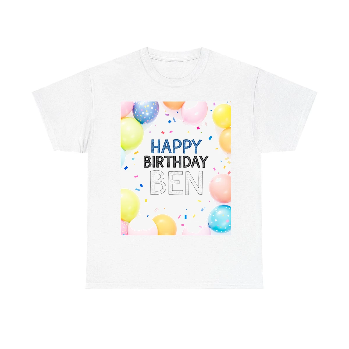 Custom Unisex T-Shirt Colorful Design