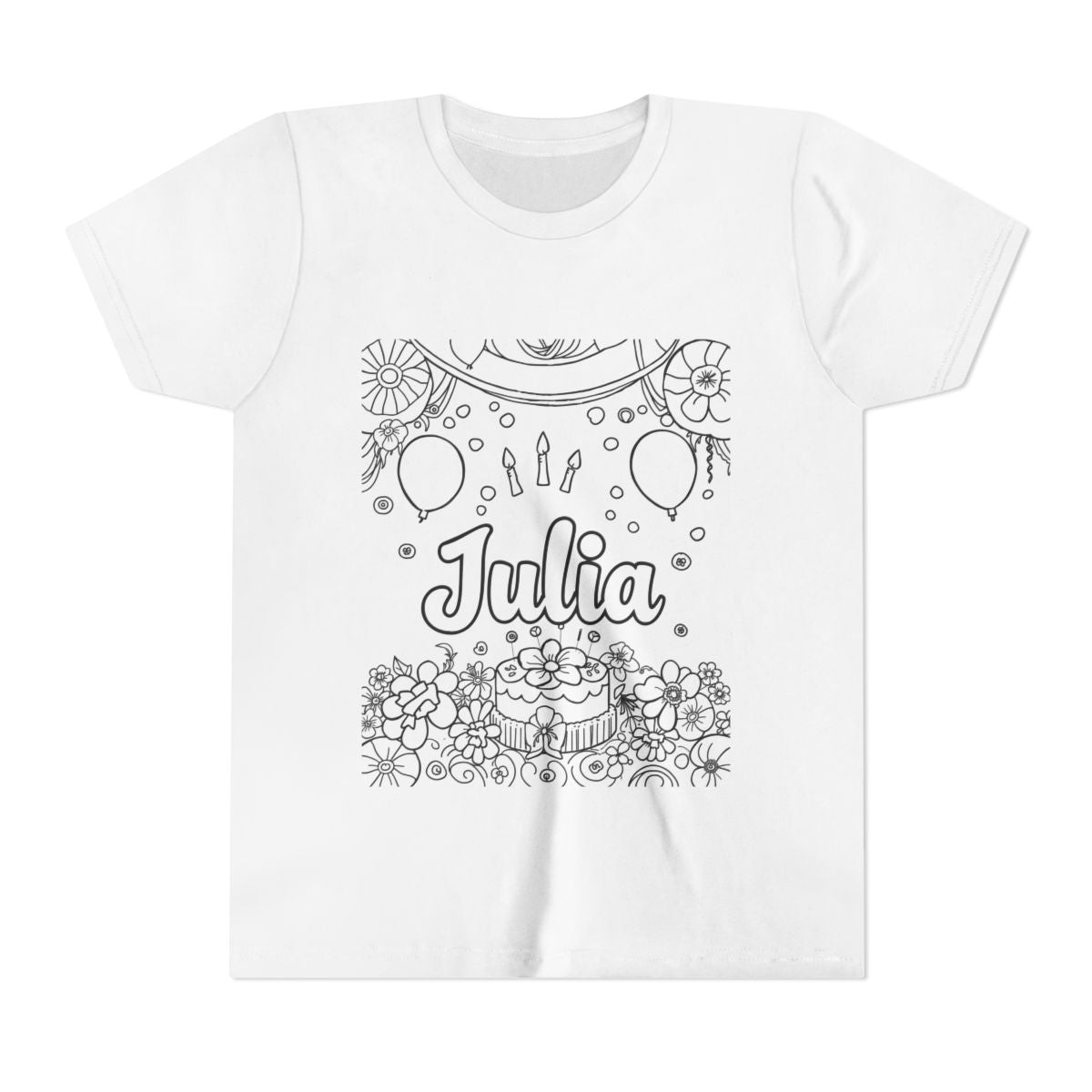 Custom Kids T-Shirt Coloring Kit with 10 Fabric Markers