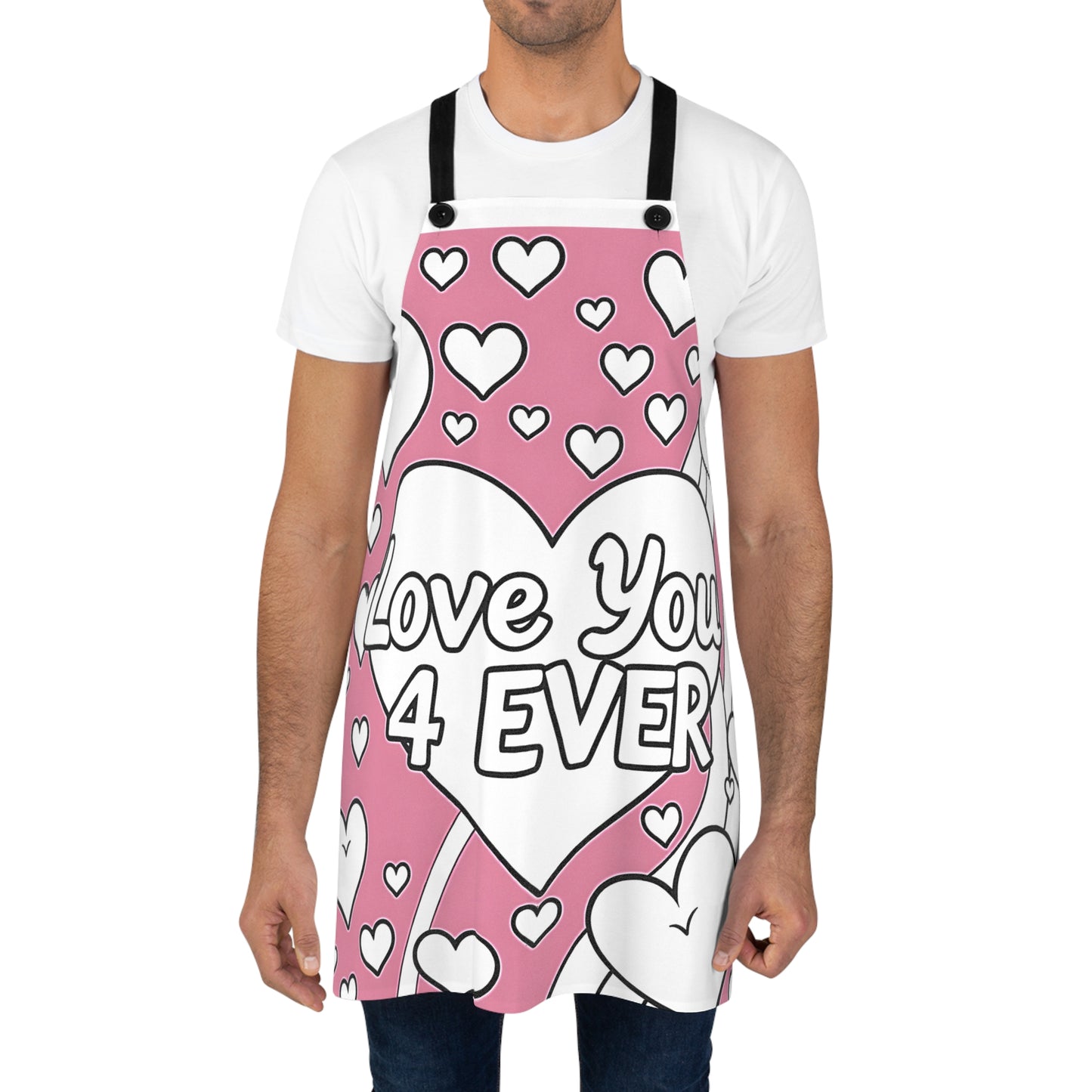 Apron Coloring Kit with 10 Fabric Markers - Heart