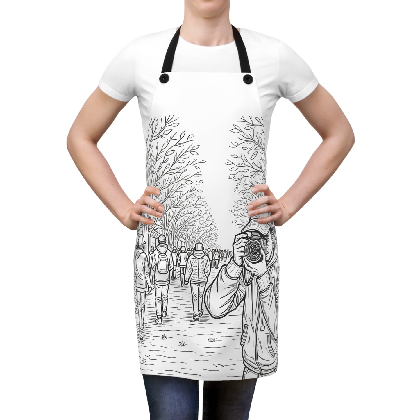Apron Coloring Kit with 10 Fabric Markers - Photographer