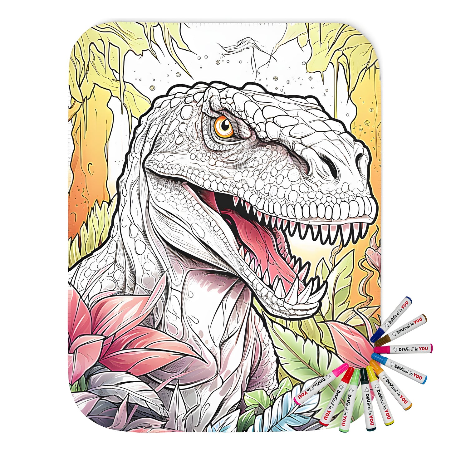 Colorful dinosaur blanket for sale