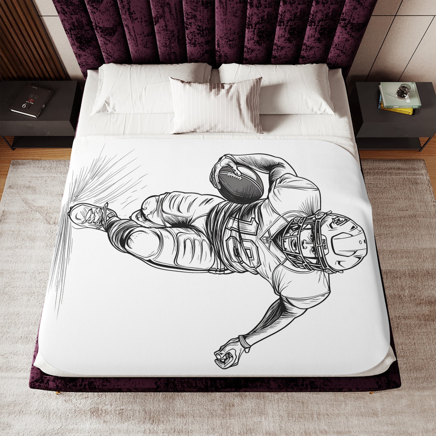 Coloring Blanket with 10 Fabric Markers