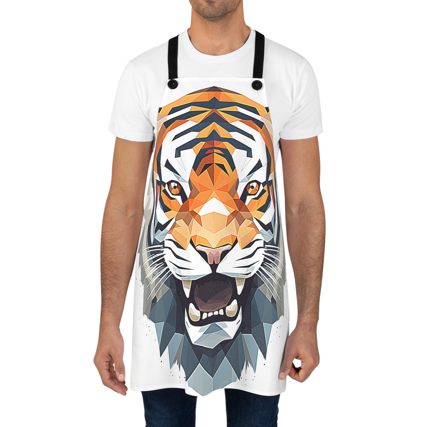 Apron Colorful Graphic Design - Abstract Tiger