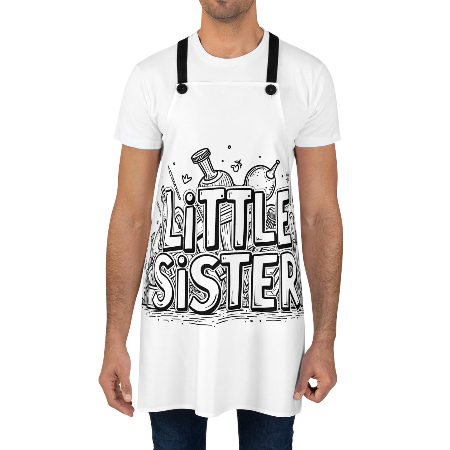 Apron Coloring Kit with 10 Fabric Markers - Siblings