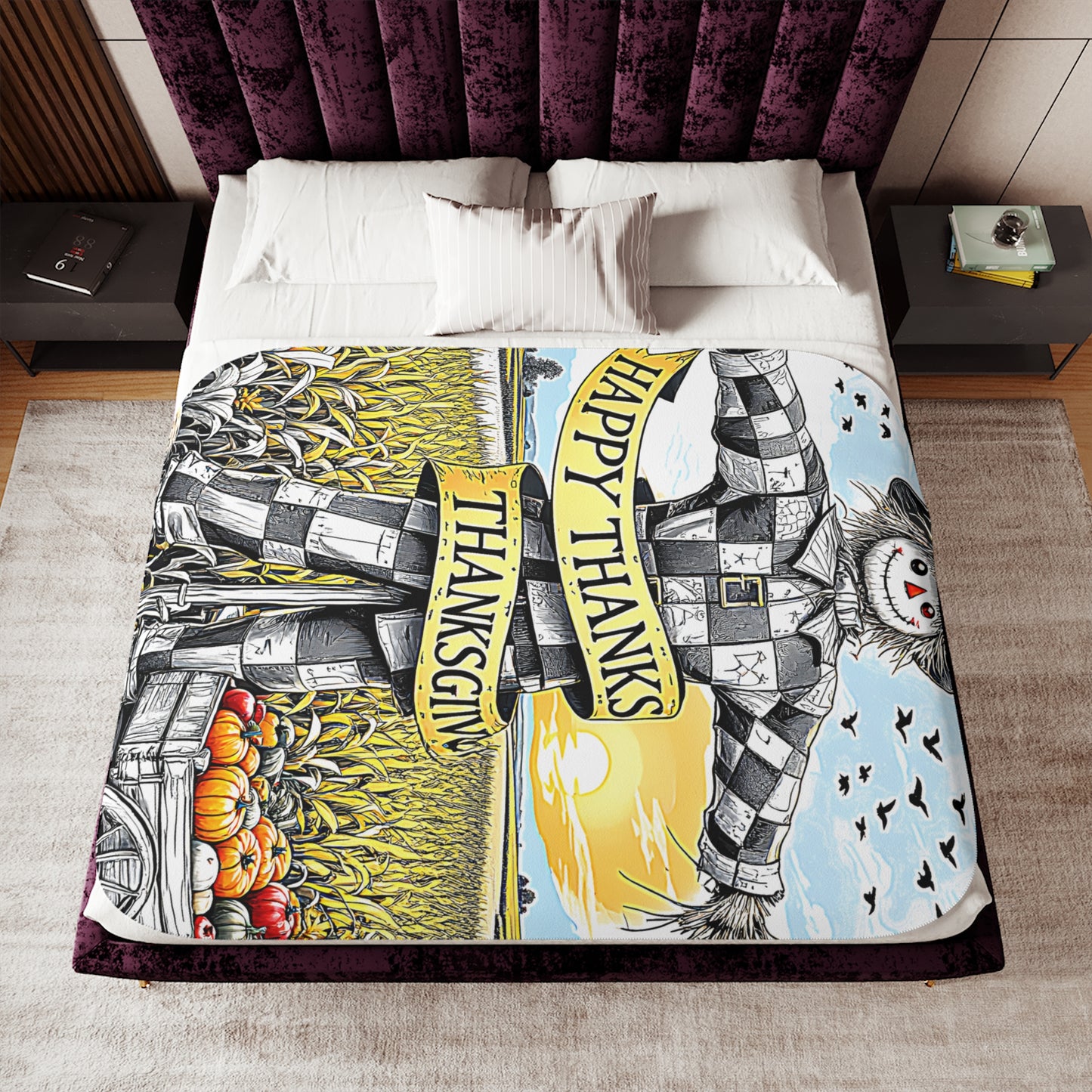 Blanket Colorful Graphic Design - Scarecrow