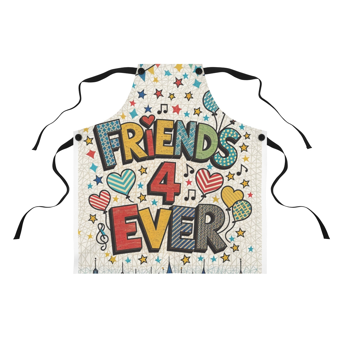 Custom Apron Colorful Design