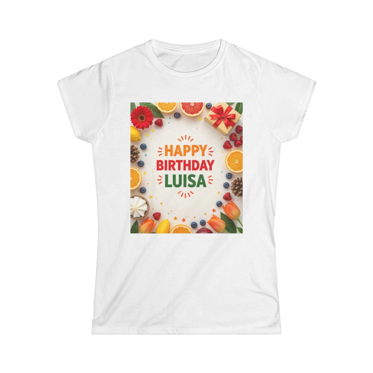 Custom Women's T-Shirt Colorful Design
