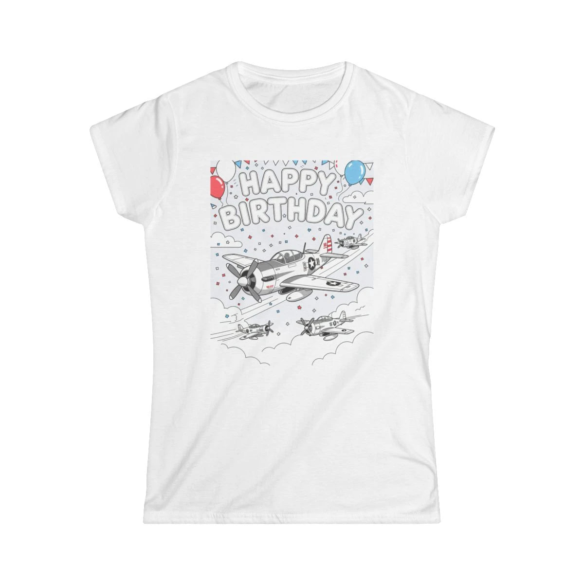 Custom Women's T-Shirt Colorful Design