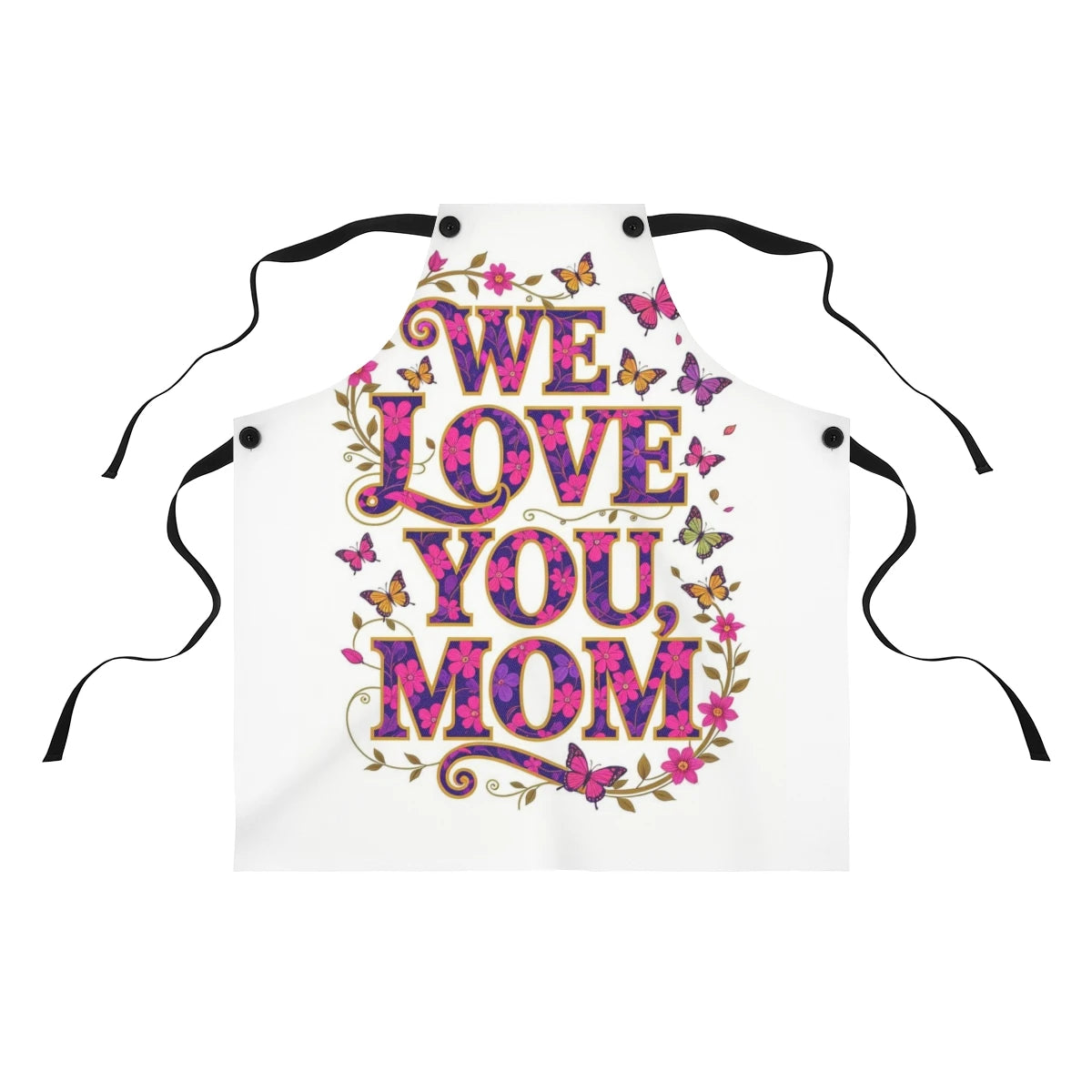 Custom Apron Colorful Design with Fabric Markers