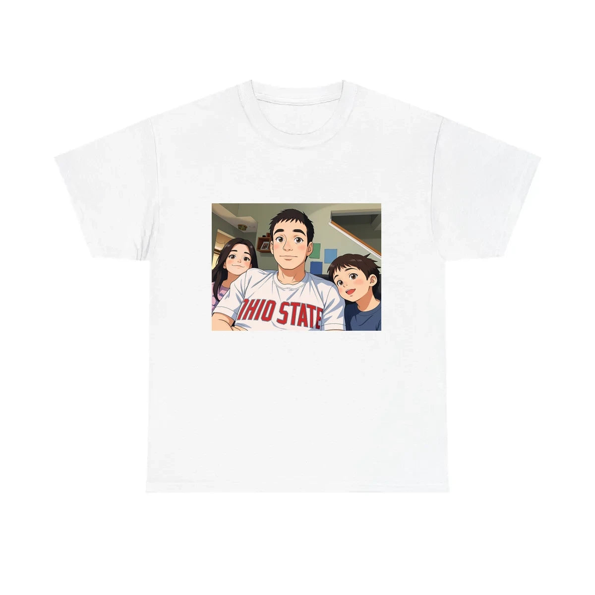 Custom Unisex T-Shirt with Your Design Ghibli-Style