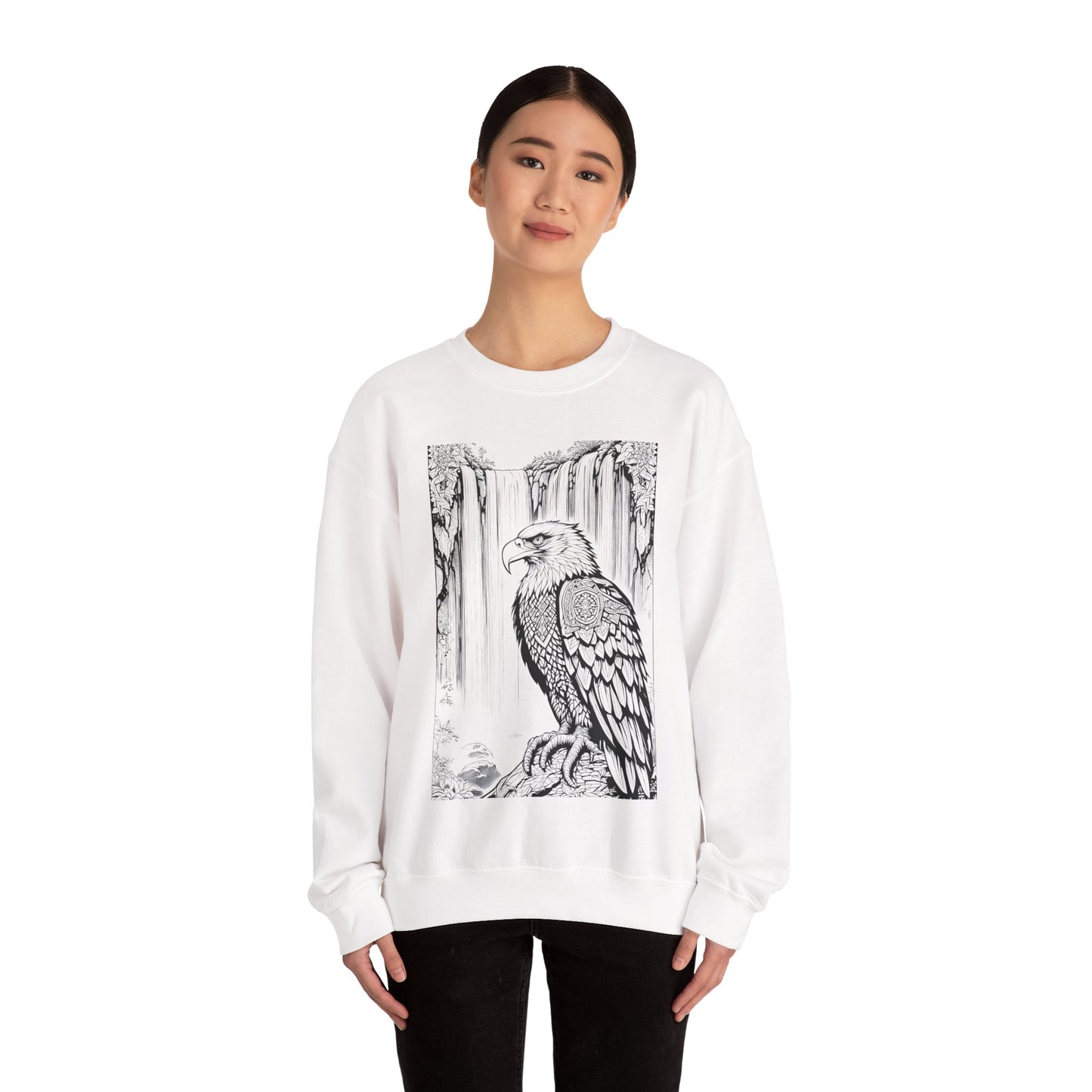 Adult Sweatshirt Coloring Kit with 10 Fabric Markers - Eagle