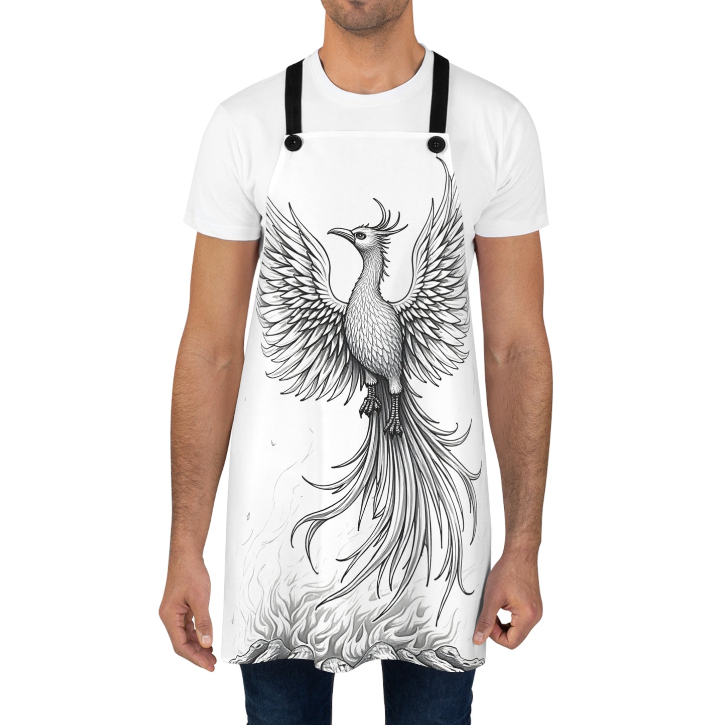 Apron Coloring Kit with 10 Fabric Markers - Phoenix Rising