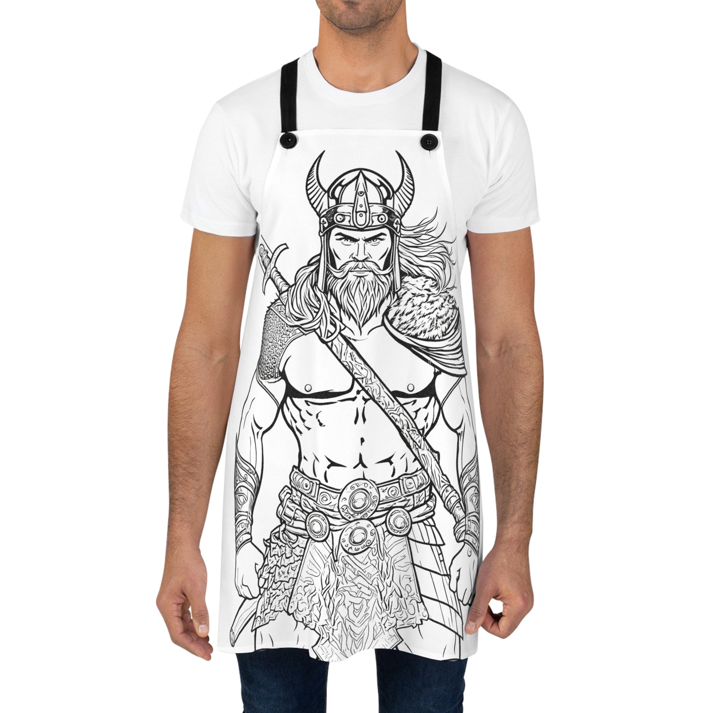 Apron Coloring Kit with 10 Fabric Markers - Viking