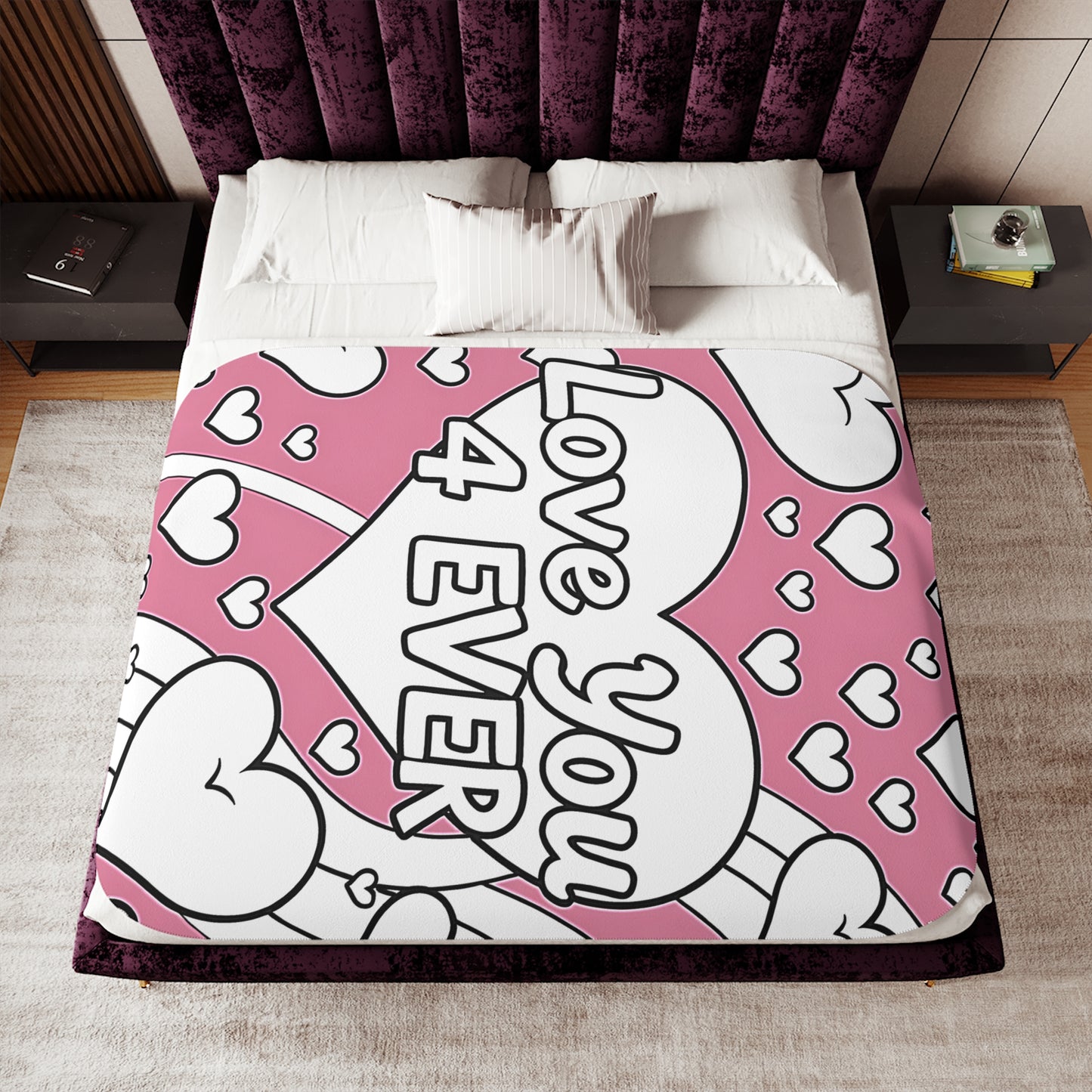 Blanket Coloring Kit with 10 Fabric Markers - Heart