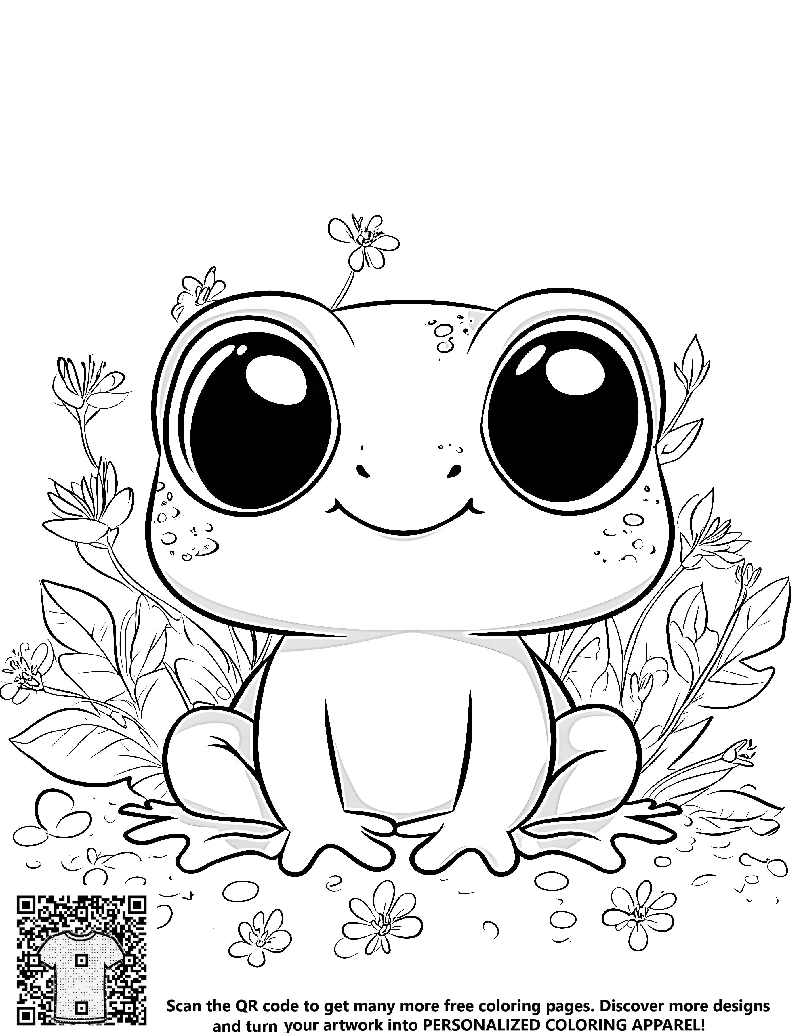 Cute Baby Frog Coloring Pages cute-baby-frog-coloring-pages
