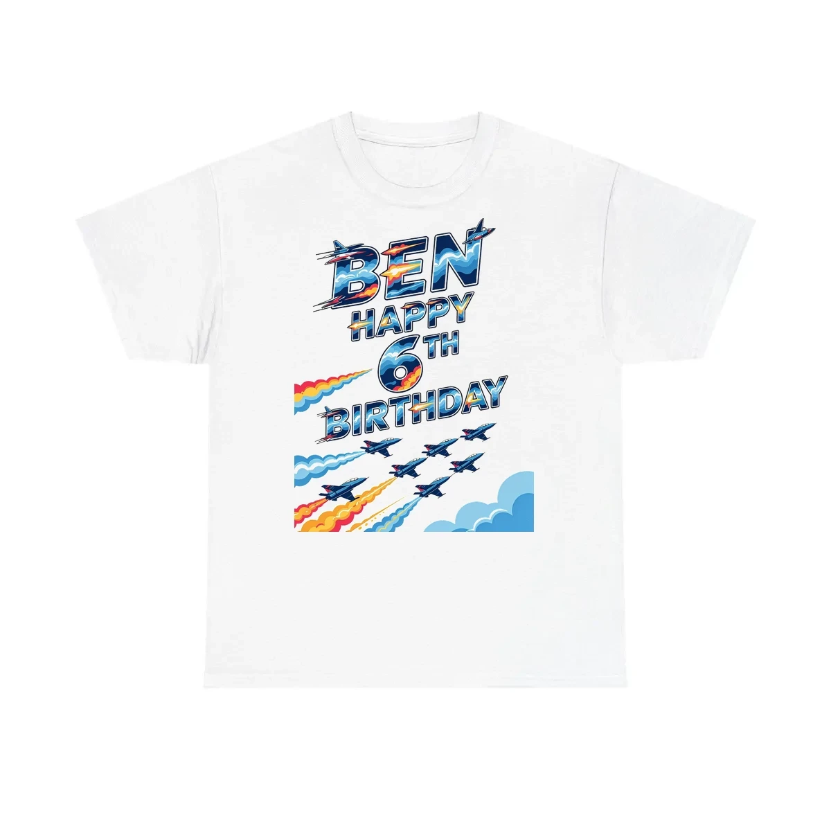 Custom Kids T-Shirt Colorful Design