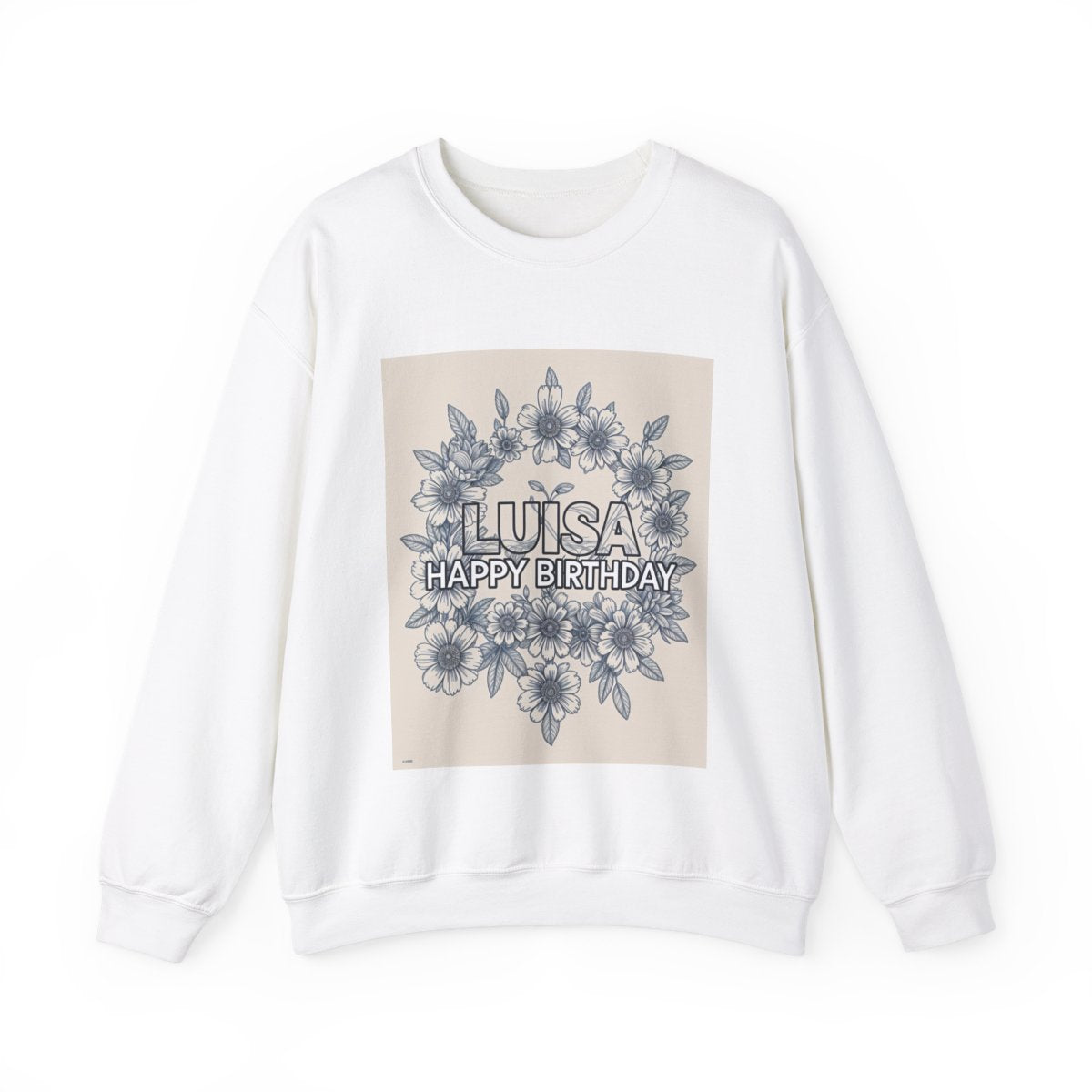 Custom Adult Crewneck Sweatshirt Coloring Kit with 10 Fabric Markers