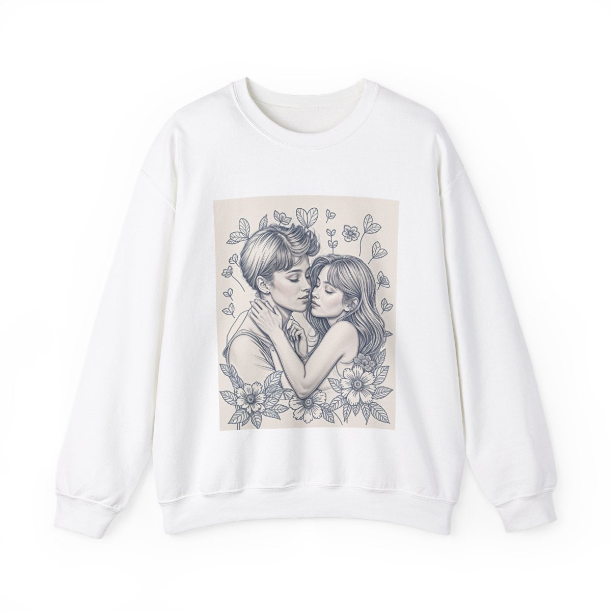 Custom Adult Crewneck Sweatshirt Coloring Kit with 10 Fabric Markers
