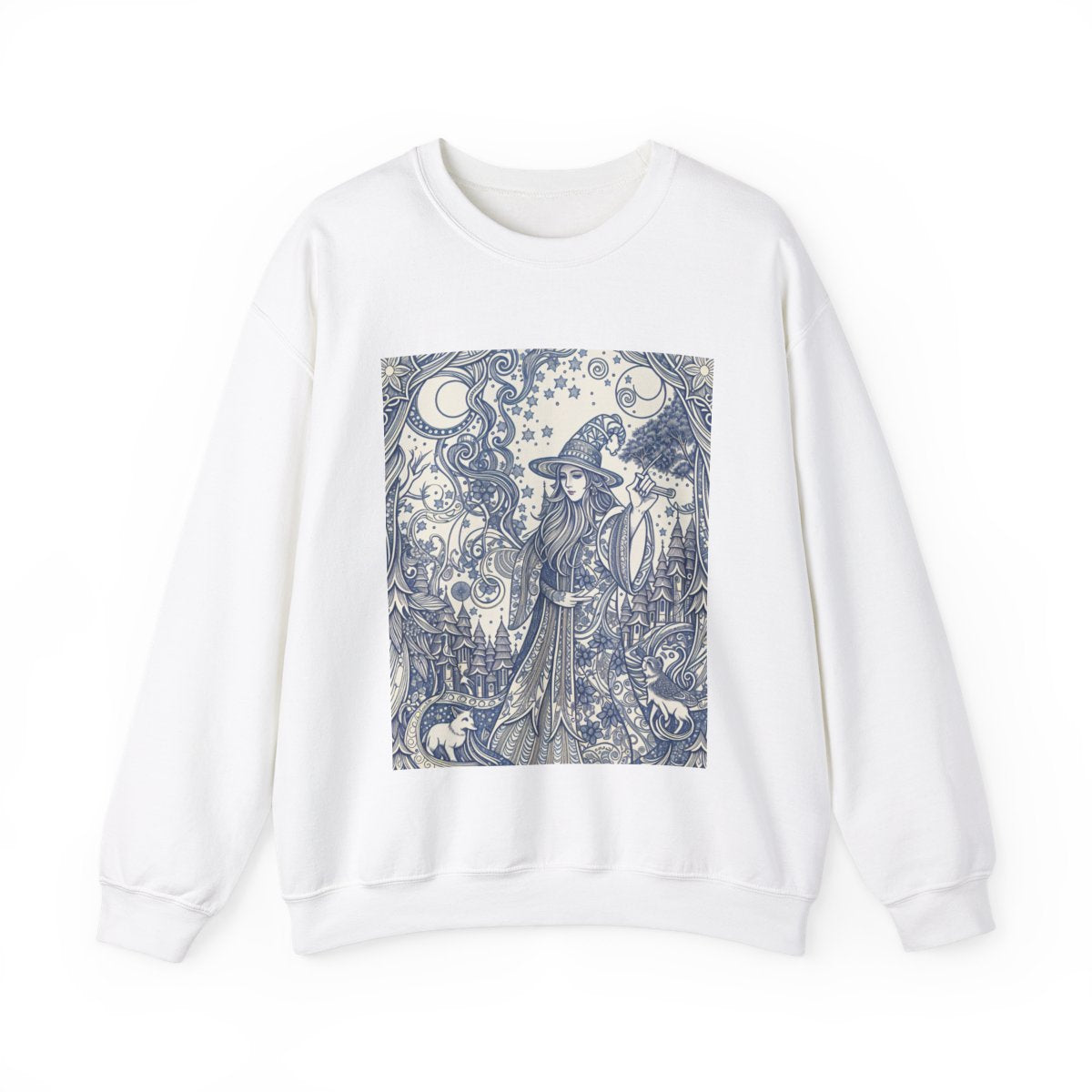 Custom Adult Crewneck Sweatshirt Coloring Kit with 10 Fabric Markers