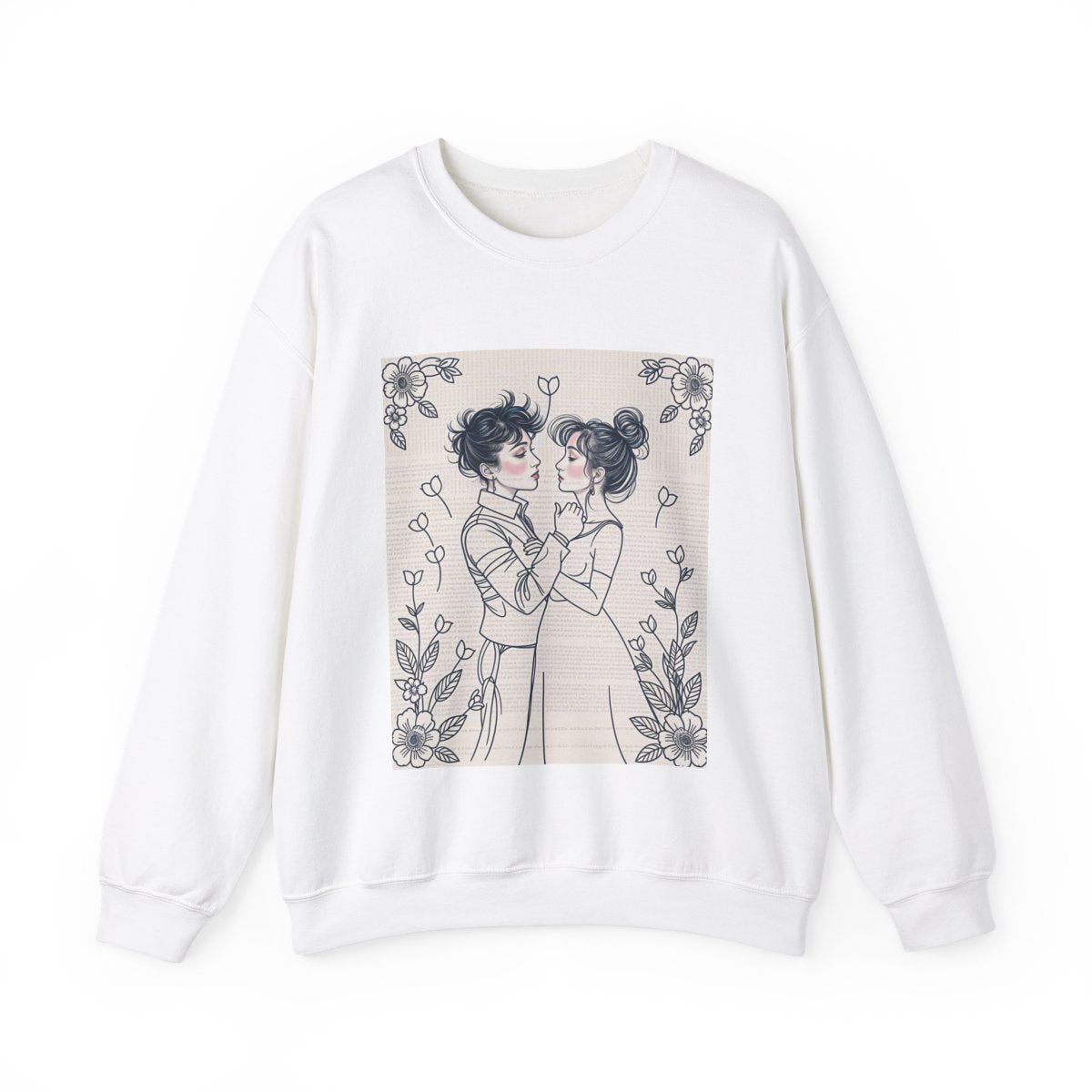 Custom Adult Crewneck Sweatshirt Coloring Kit with 10 Fabric Markers