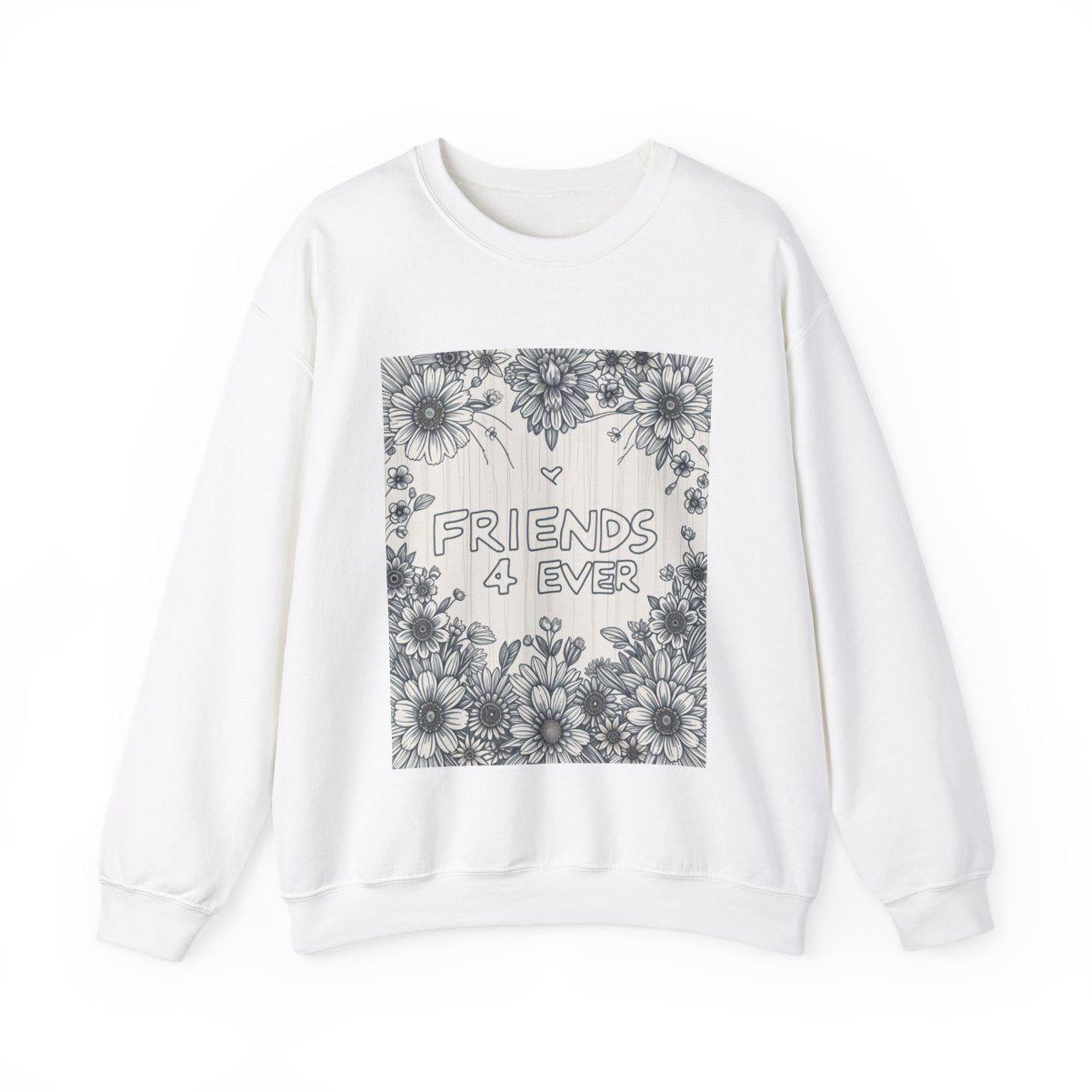 Custom Adult Crewneck Sweatshirt Coloring Kit with 10 Fabric Markers