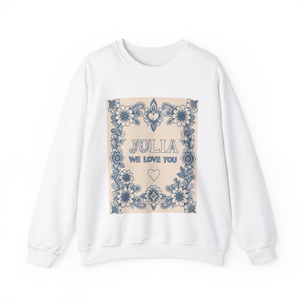 Custom Adult Crewneck Sweatshirt Coloring Kit with 10 Fabric Markers