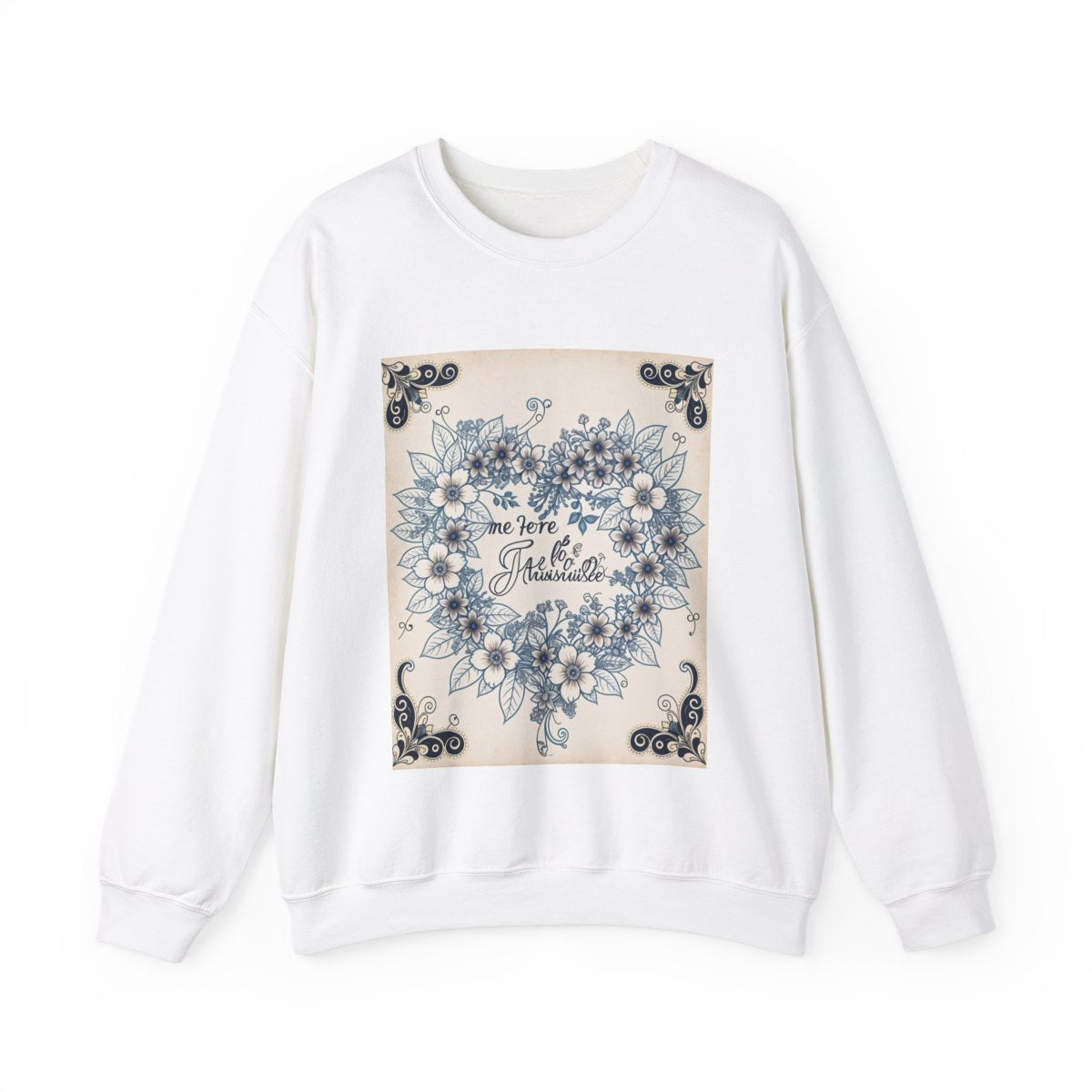 Custom Adult Crewneck Sweatshirt Coloring Kit with 10 Fabric Markers