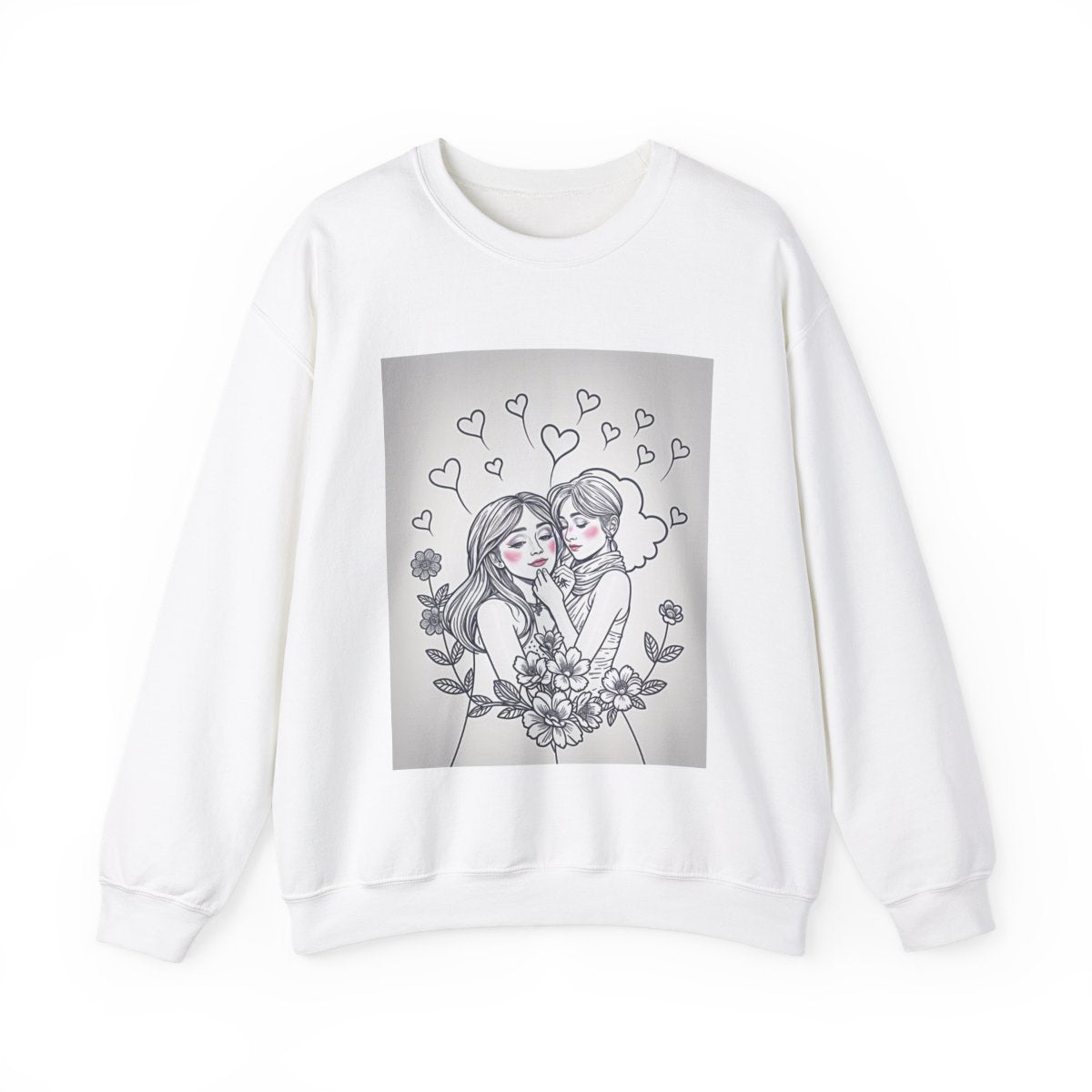 Custom Adult Crewneck Sweatshirt Coloring Kit with 10 Fabric Markers