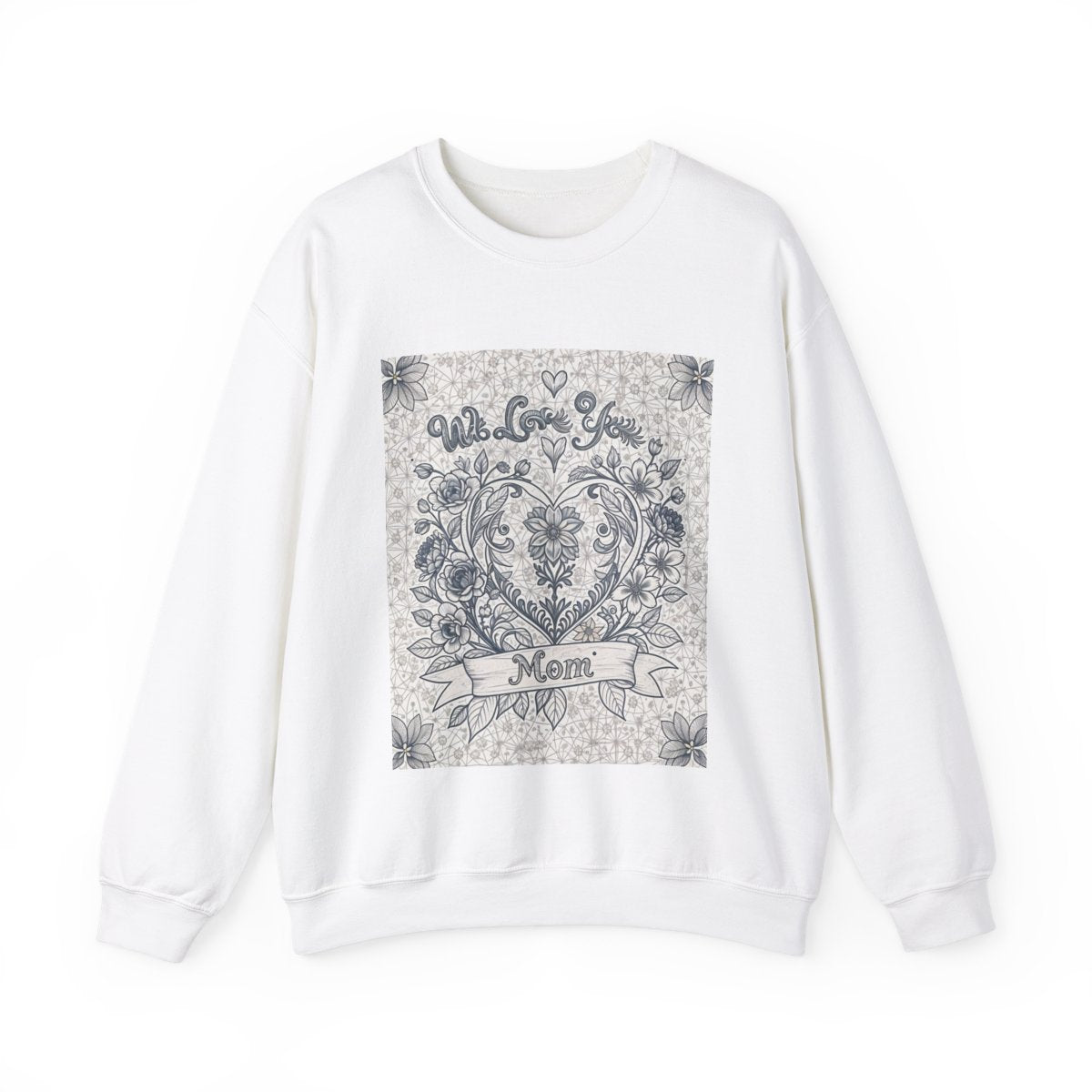 Custom Adult Crewneck Sweatshirt Coloring Kit with 10 Fabric Markers