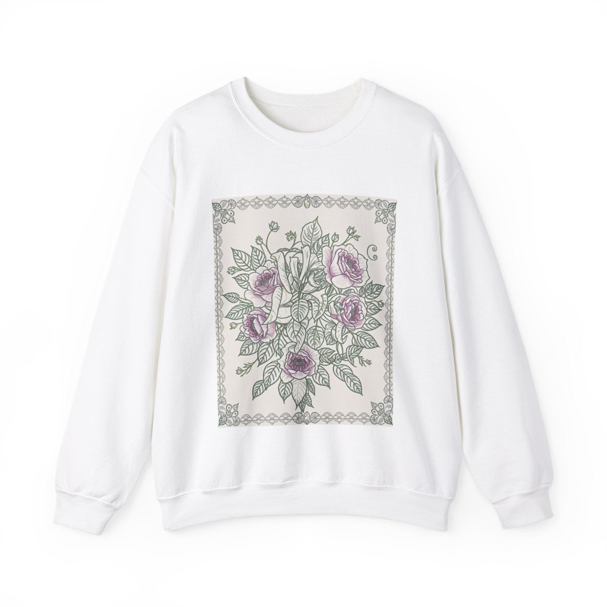 Custom Adult Crewneck Sweatshirt Coloring Kit with 10 Fabric Markers