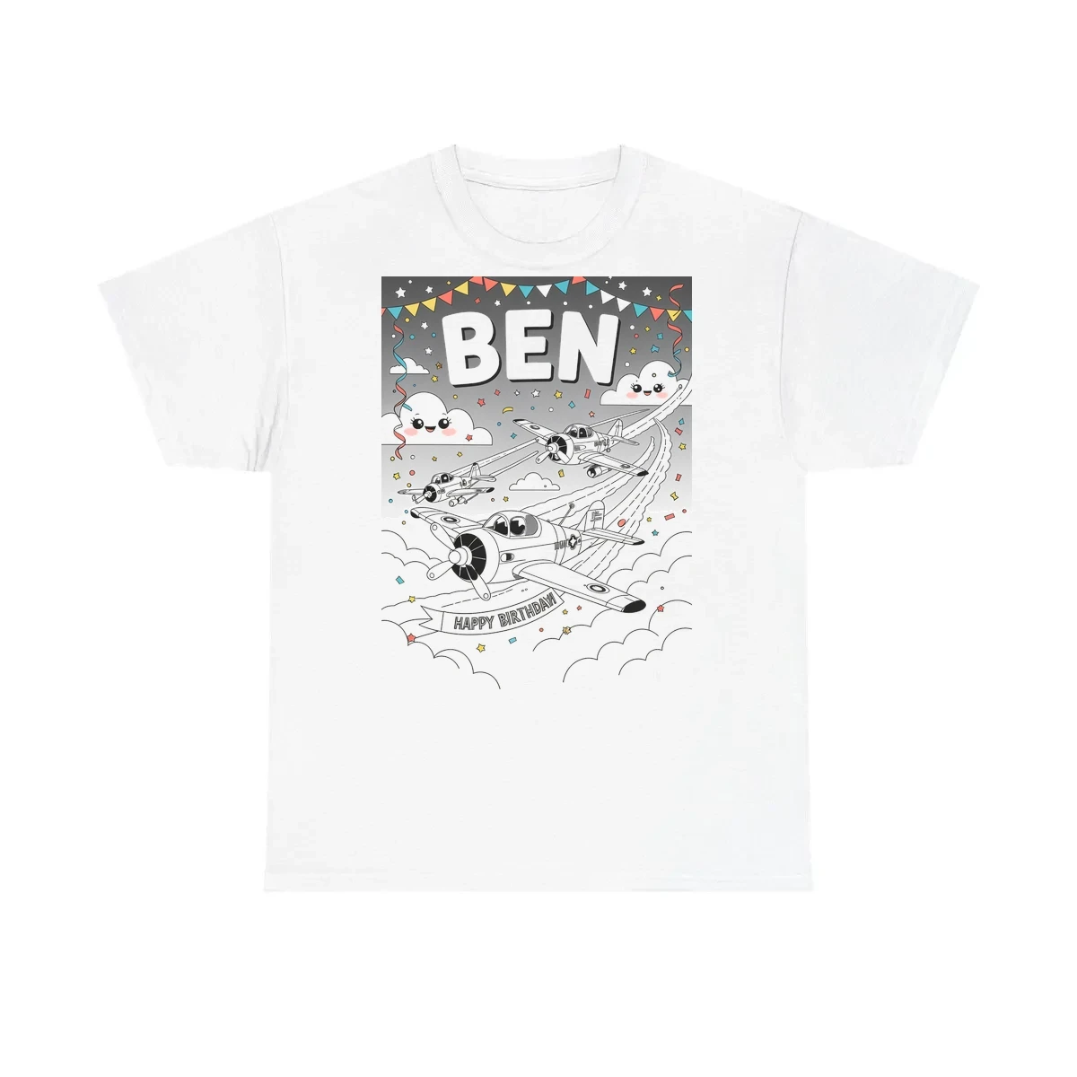Custom Kids T-Shirt Colorful Design