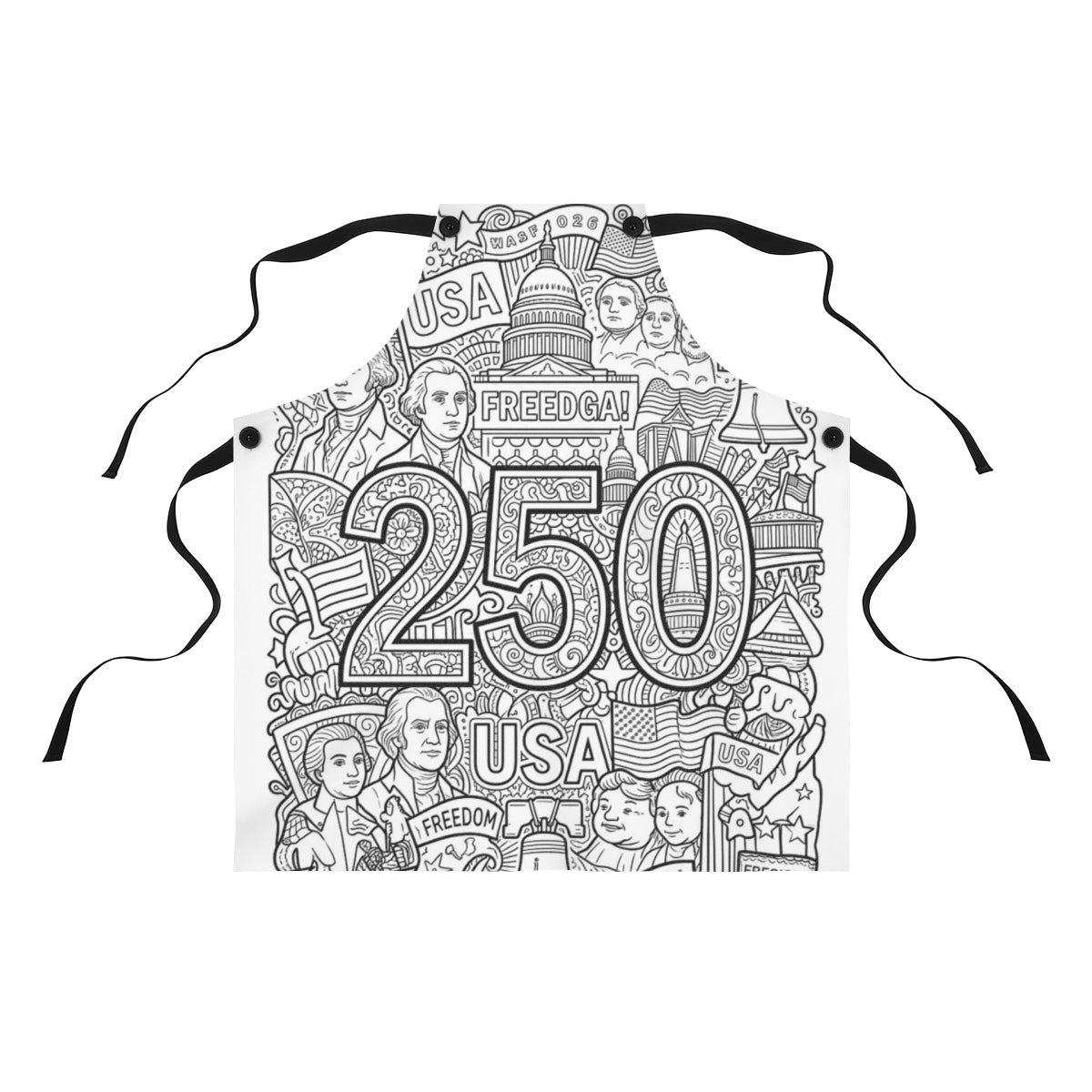 Apron Coloring Kit with 10 Fabric Markers - Creative Art