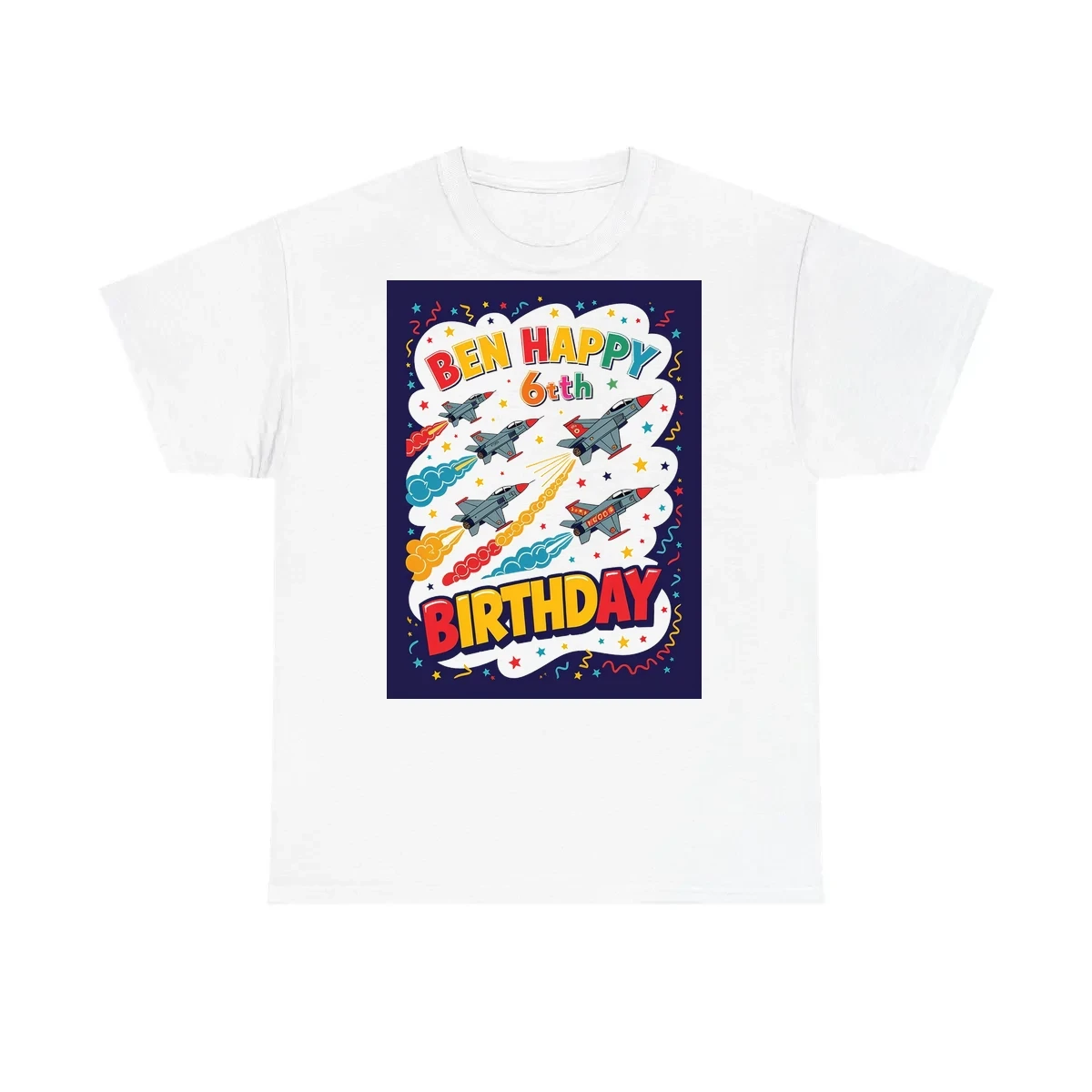 Custom Kids T-Shirt Colorful Design