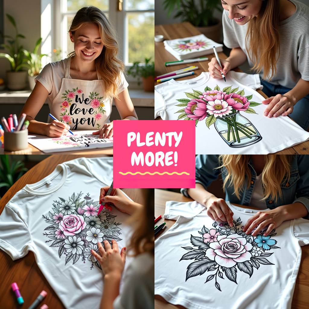 FREE We Love You Floral Nature Coloring Page Download