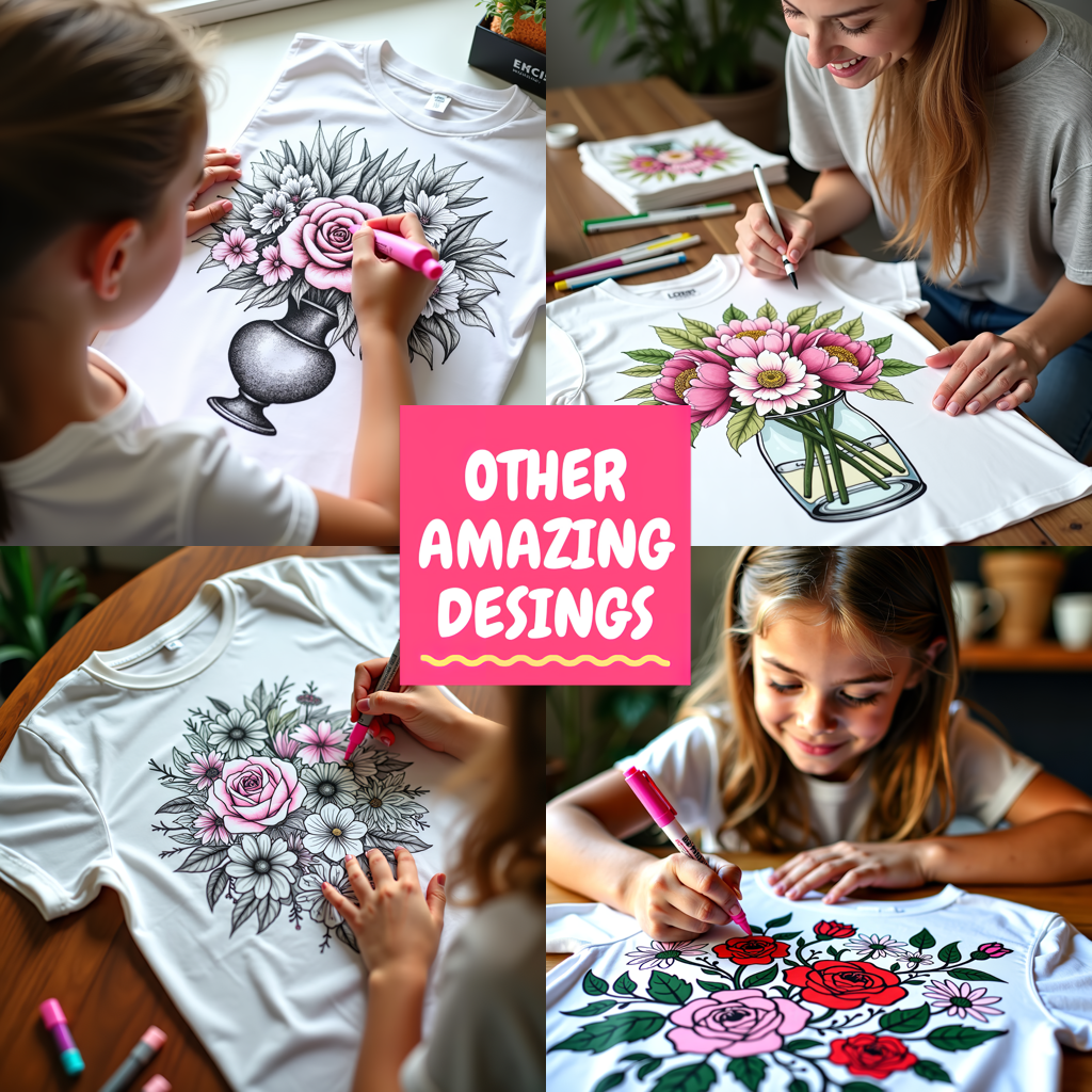 FREE Coloring Page - Detailed Bouquet of Blooming Roses in Vase Printable