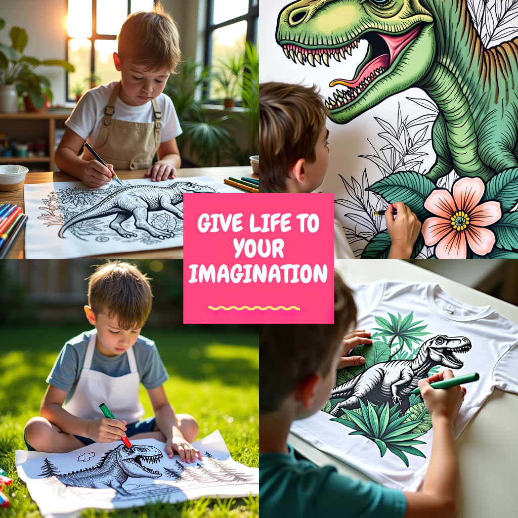 FREE Tyrannosaurus Rex Jungle Coloring Page - Download NOW