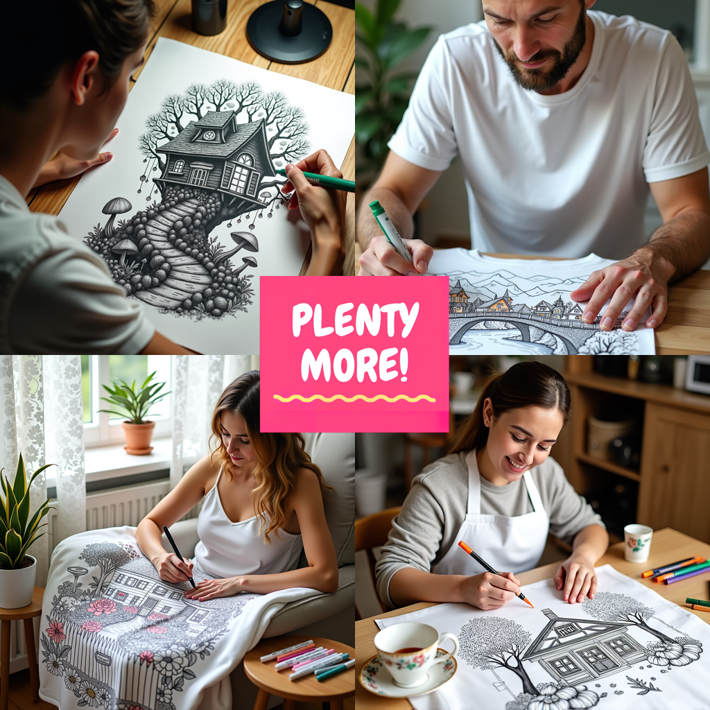 FREE Home Library Coloring Page - Download NOW